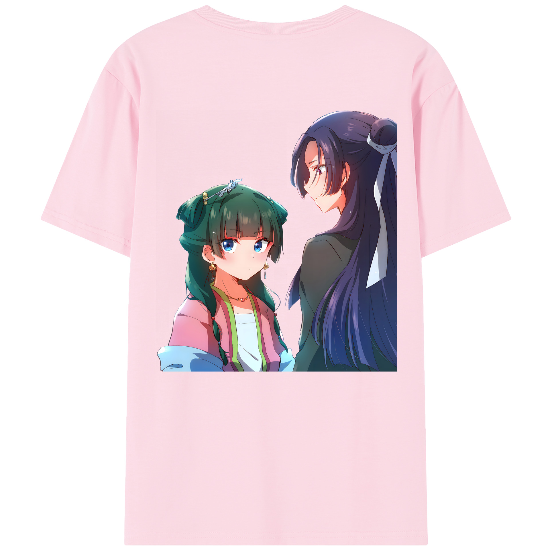 （画像用） 薬屋のひとりごと The Apothecary Diaries 綿100％半袖Tシャツ（背面プリント）