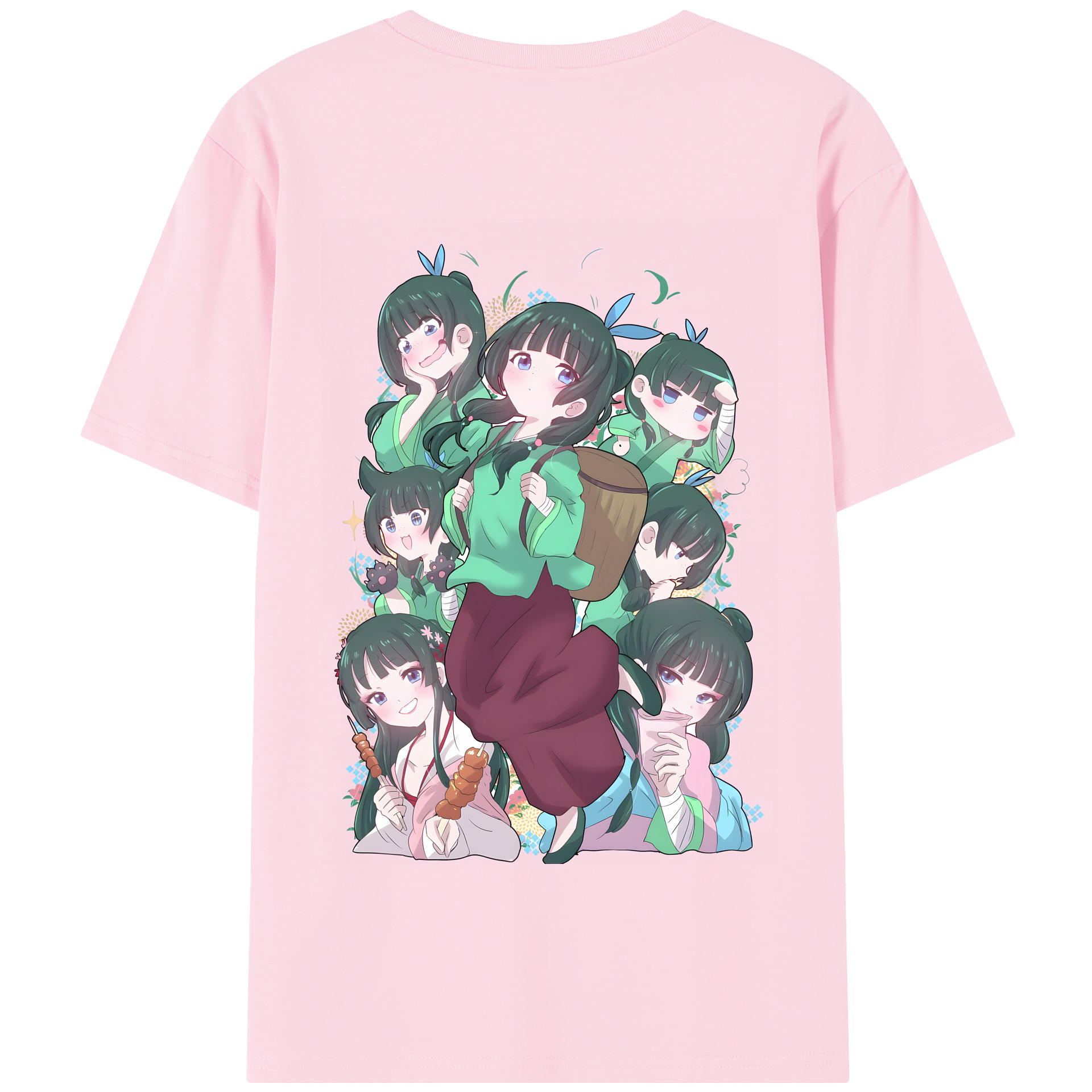 （画像用） 薬屋のひとりごと The Apothecary Diaries 綿100％半袖Tシャツ（背面プリント）
