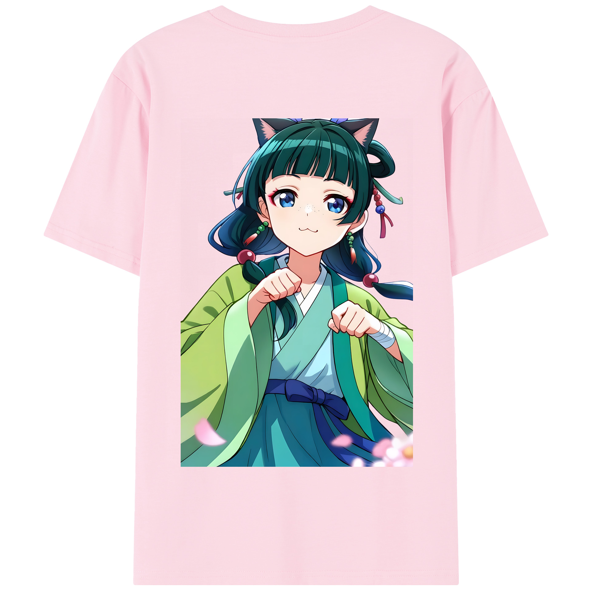（画像用） 薬屋のひとりごと The Apothecary Diaries 綿100％半袖Tシャツ（背面プリント）