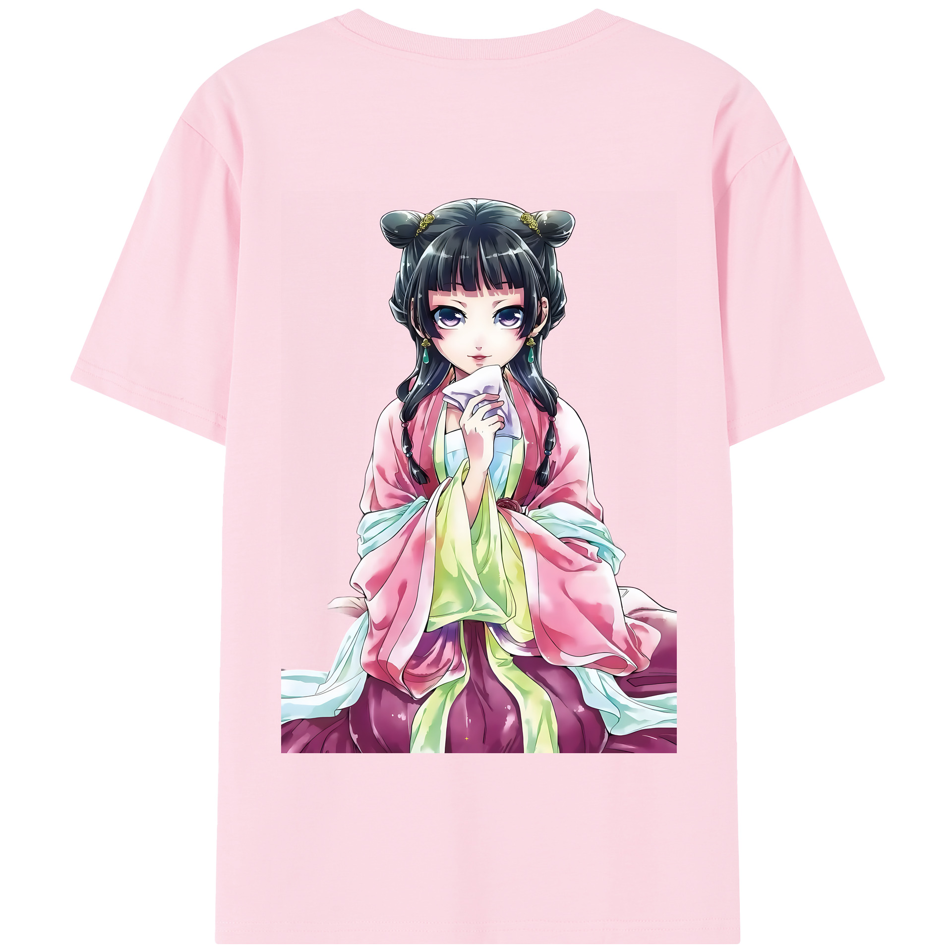 （画像用） 薬屋のひとりごと The Apothecary Diaries 綿100％半袖Tシャツ（背面プリント）