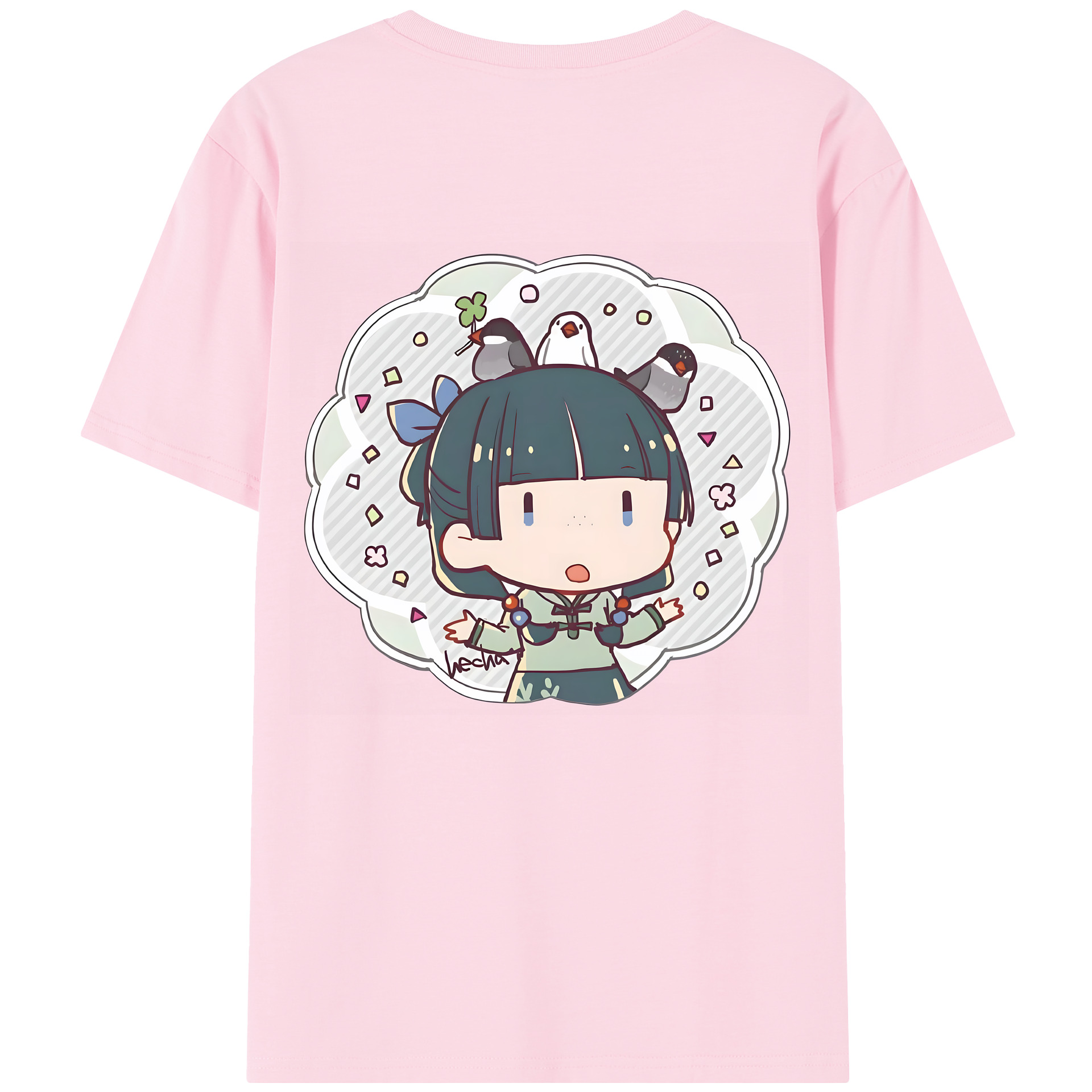 （画像用） 薬屋のひとりごと The Apothecary Diaries 綿100％半袖Tシャツ（背面プリント）