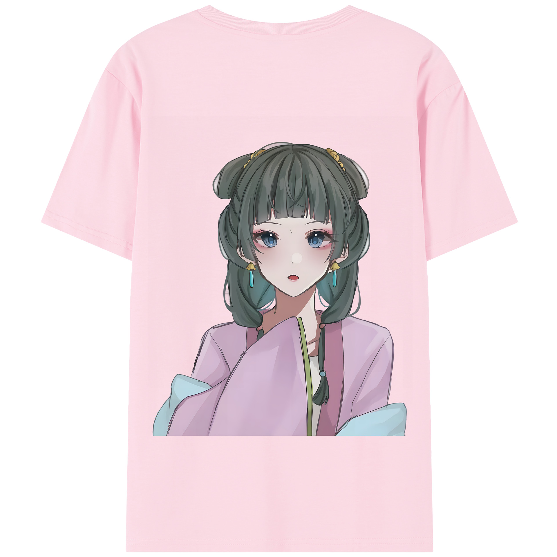 （画像用） 薬屋のひとりごと The Apothecary Diaries 綿100％半袖Tシャツ（背面プリント）