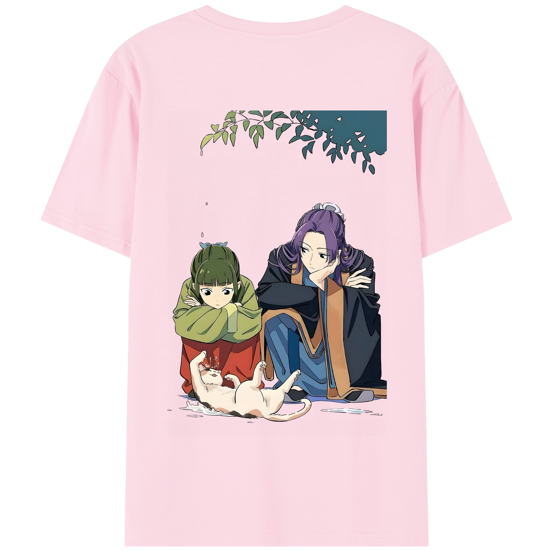（画像用） 薬屋のひとりごと The Apothecary Diaries 綿100％半袖Tシャツ（背面プリント）