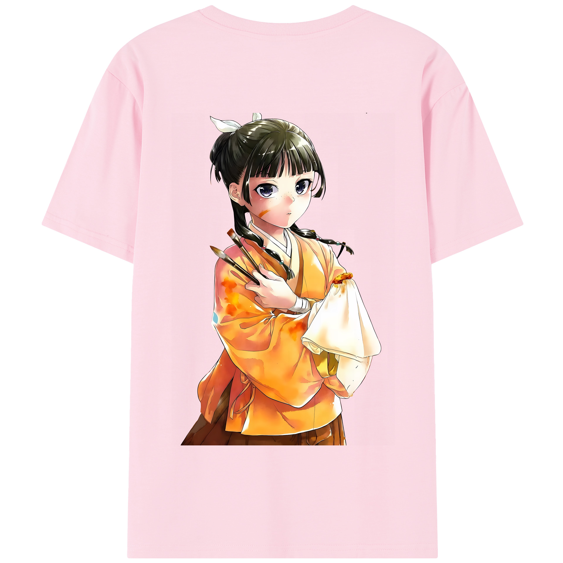 （画像用） 薬屋のひとりごと The Apothecary Diaries 綿100％半袖Tシャツ（背面プリント）