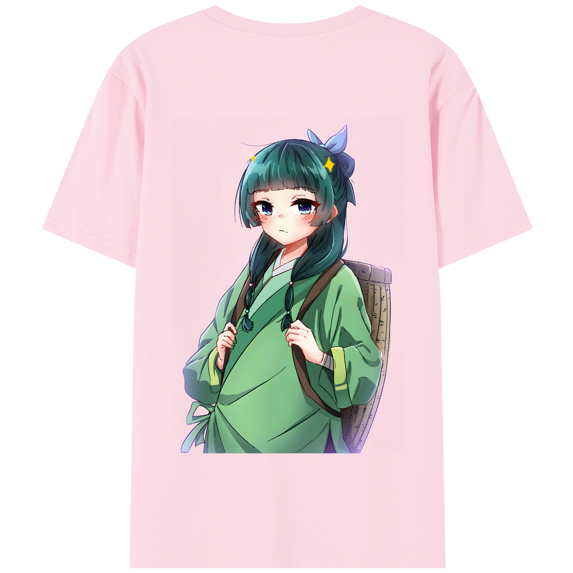 （画像用） 薬屋のひとりごと The Apothecary Diaries 綿100％半袖Tシャツ（背面プリント）