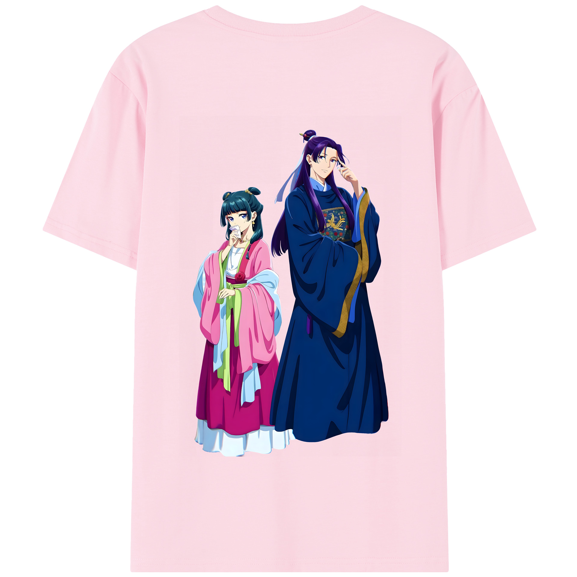 （画像用） 薬屋のひとりごと The Apothecary Diaries 綿100％半袖Tシャツ（背面プリント）