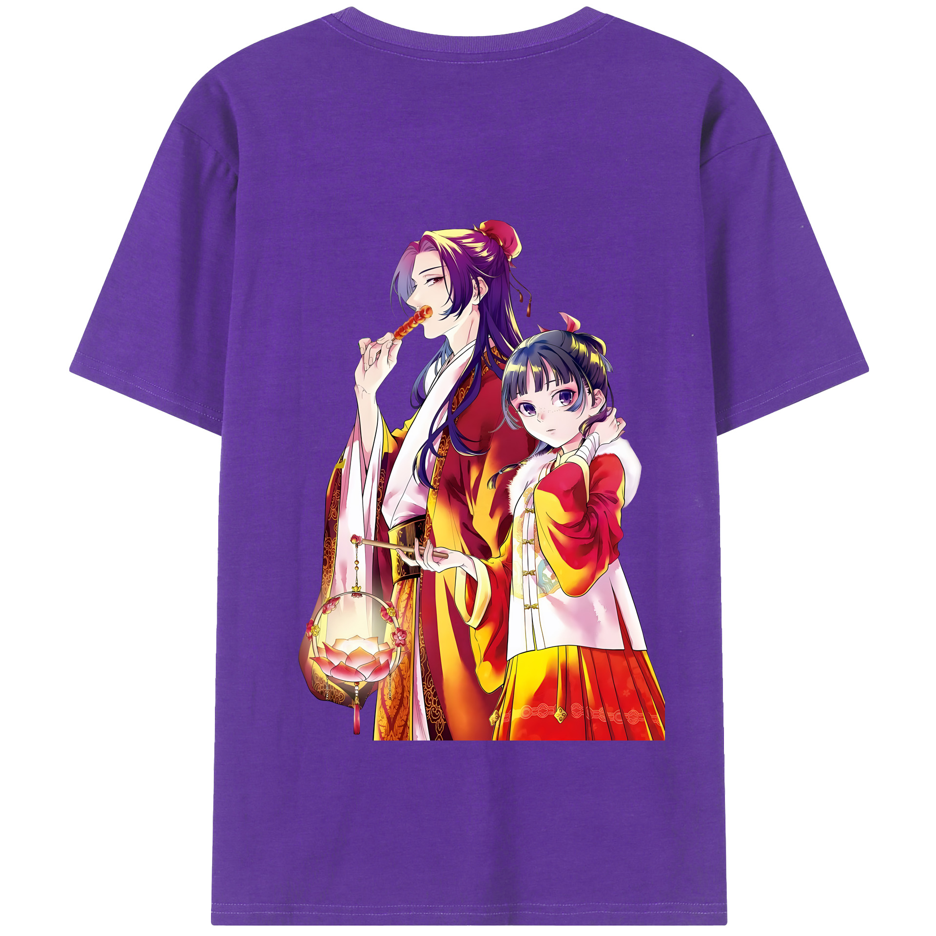 （画像用） 薬屋のひとりごと The Apothecary Diaries 綿100％半袖Tシャツ（背面プリント）