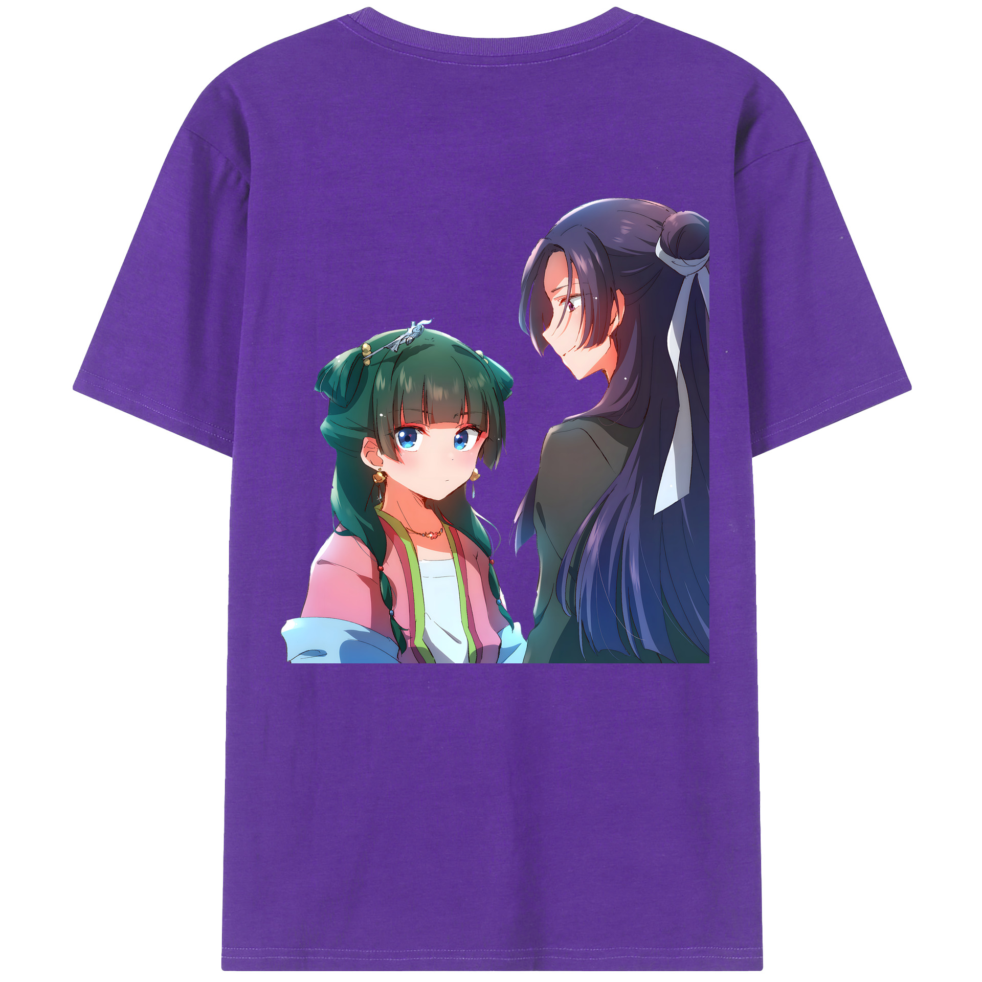 （画像用） 薬屋のひとりごと The Apothecary Diaries 綿100％半袖Tシャツ（背面プリント）