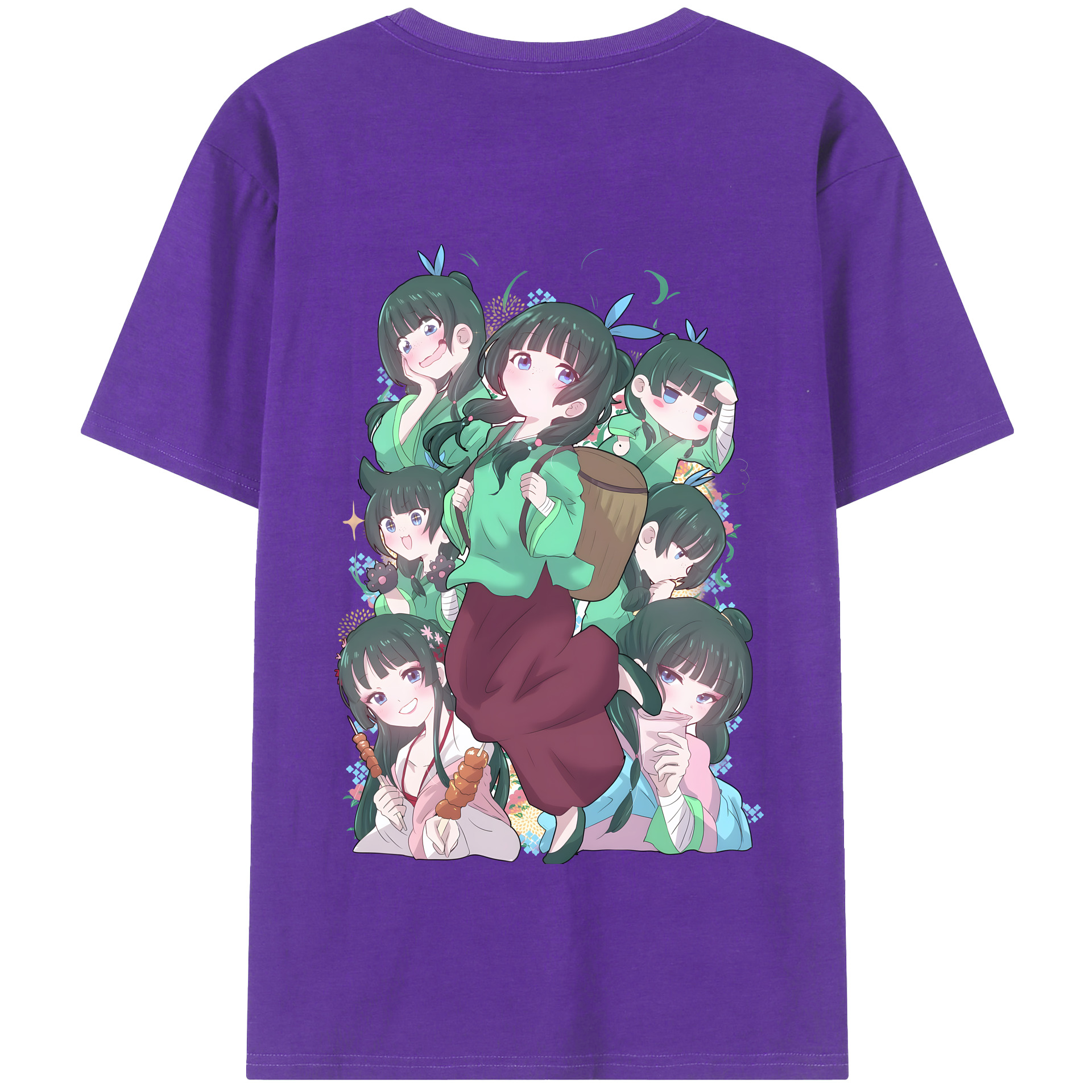 （画像用） 薬屋のひとりごと The Apothecary Diaries 綿100％半袖Tシャツ（背面プリント）