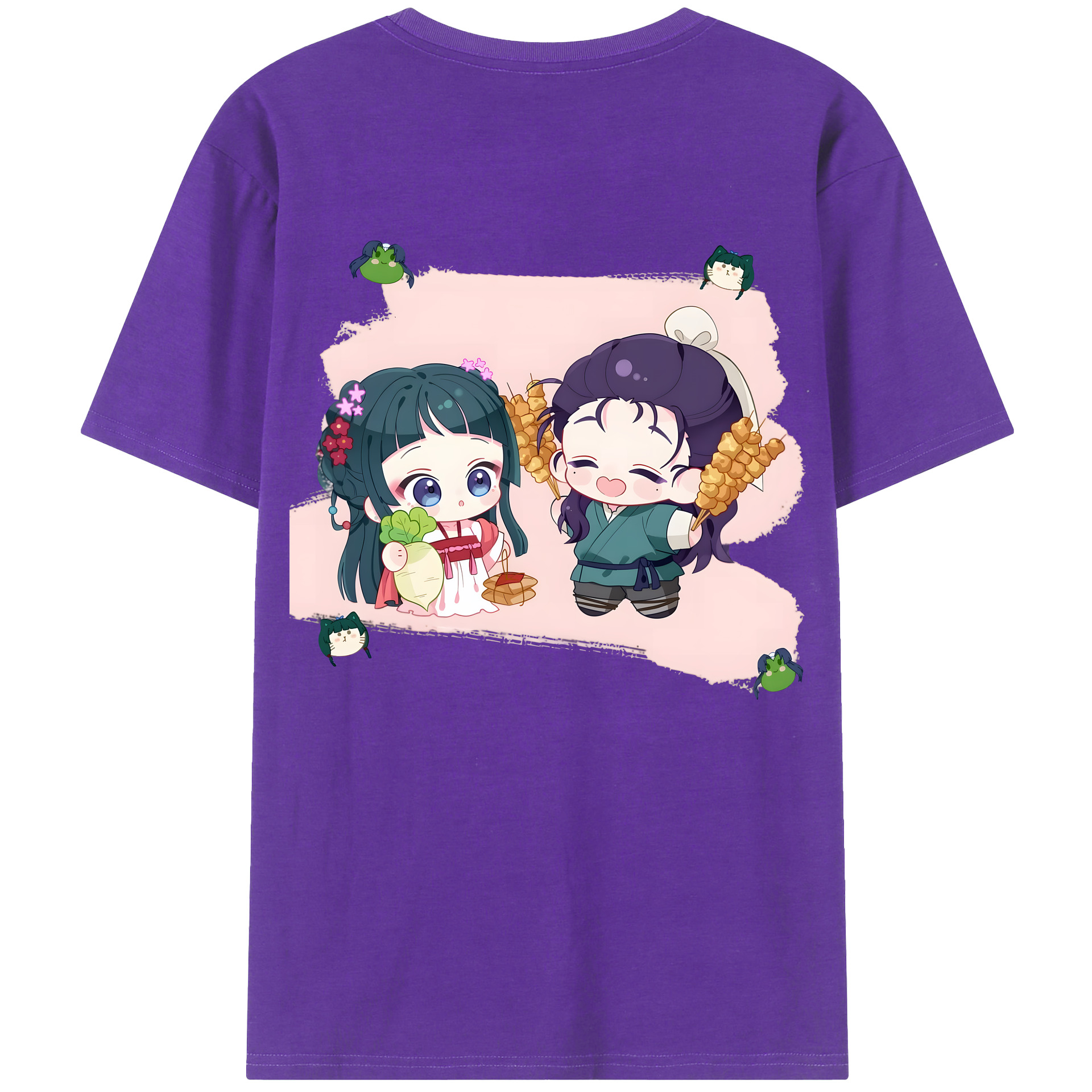 （画像用） 薬屋のひとりごと The Apothecary Diaries 綿100％半袖Tシャツ（背面プリント）
