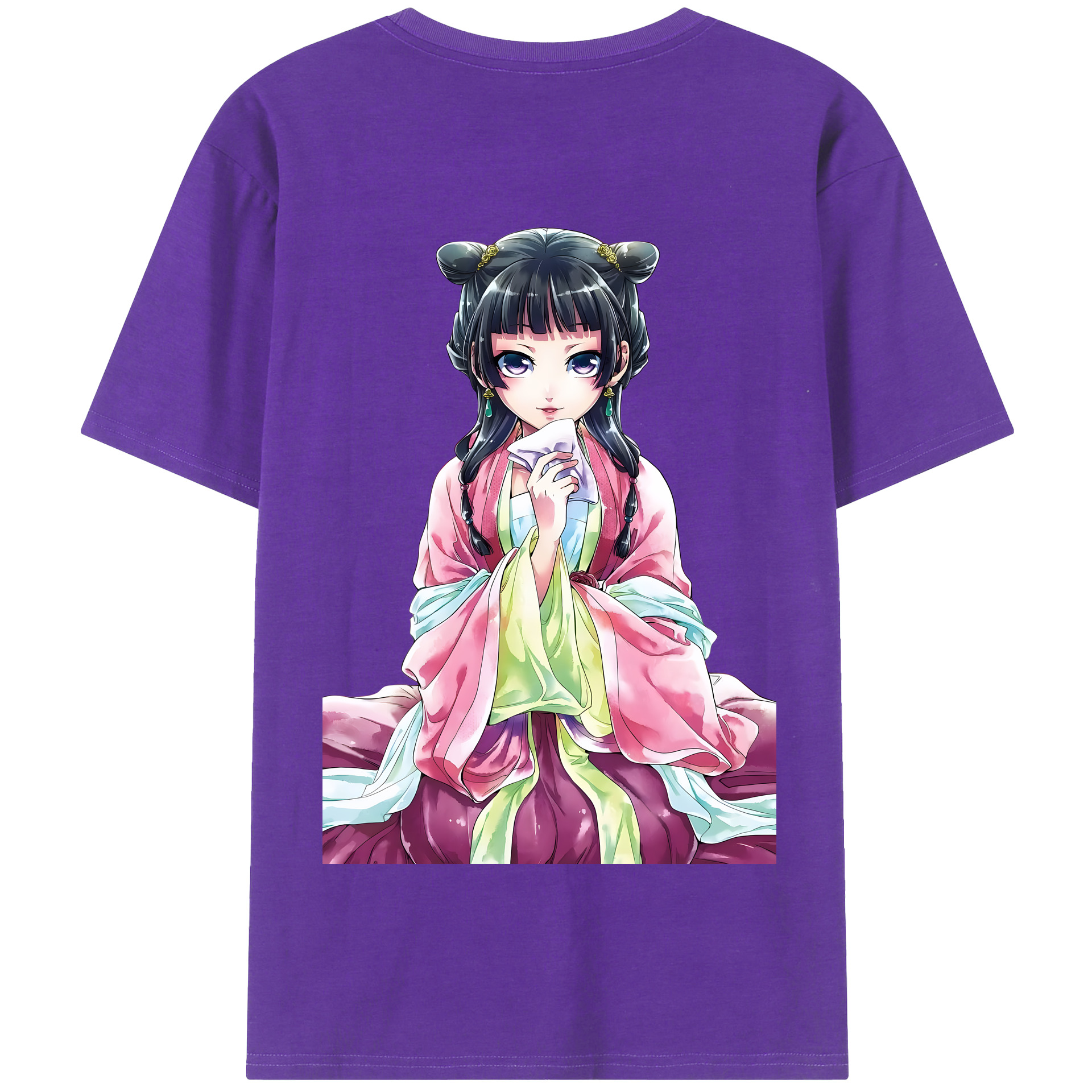 （画像用） 薬屋のひとりごと The Apothecary Diaries 綿100％半袖Tシャツ（背面プリント）
