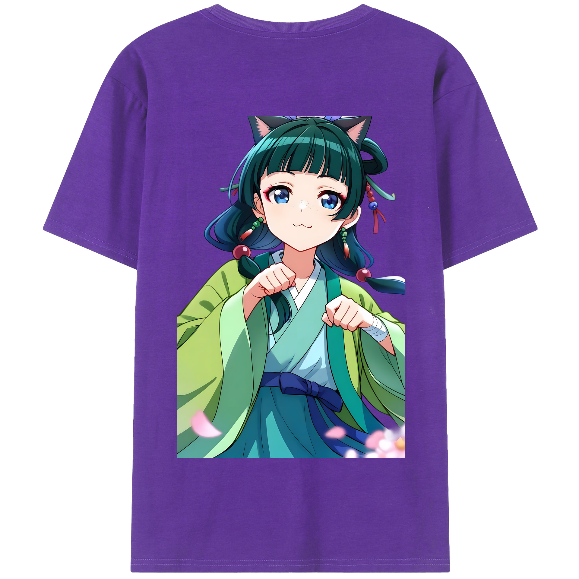 （画像用） 薬屋のひとりごと The Apothecary Diaries 綿100％半袖Tシャツ（背面プリント）
