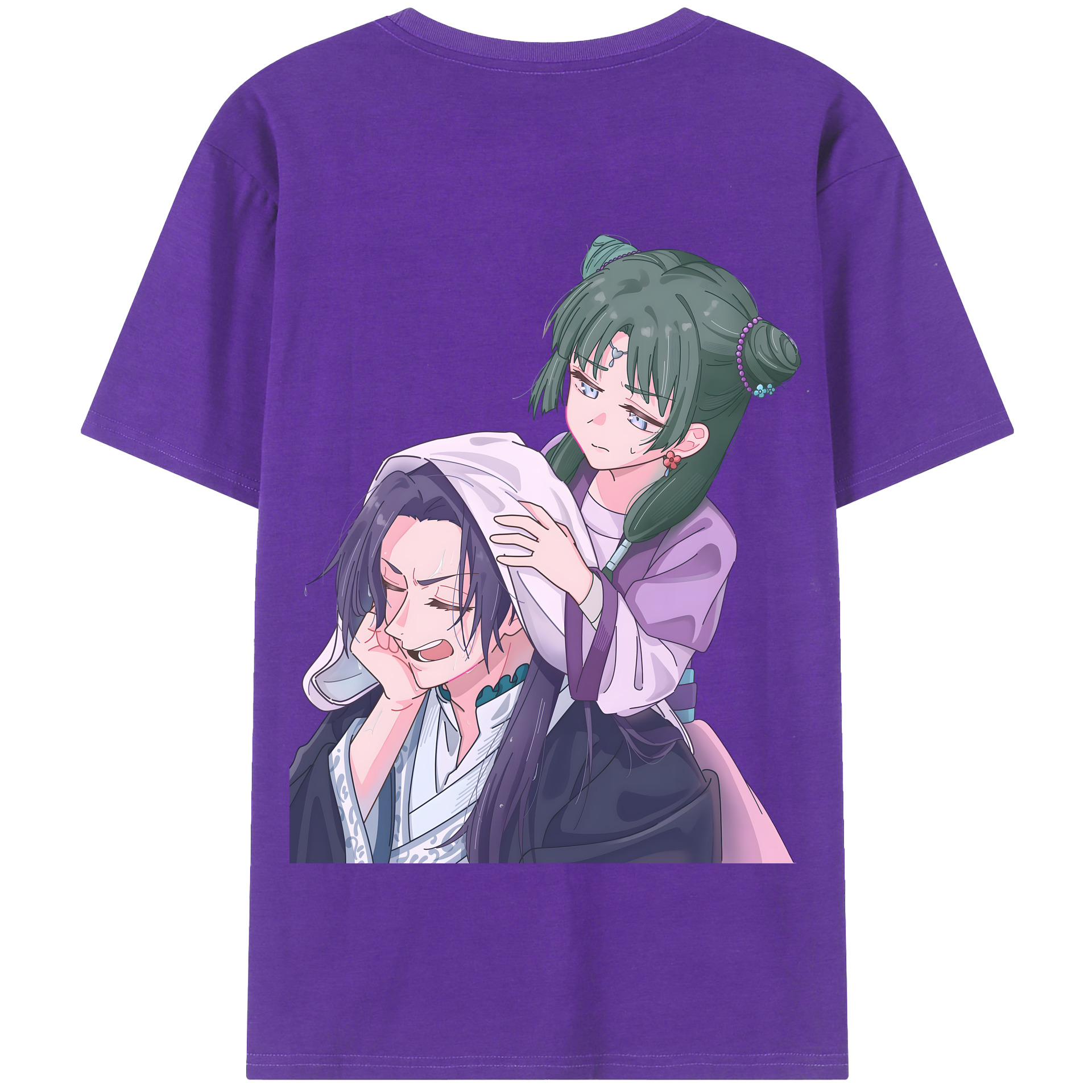 （画像用） 薬屋のひとりごと The Apothecary Diaries 綿100％半袖Tシャツ（背面プリント）