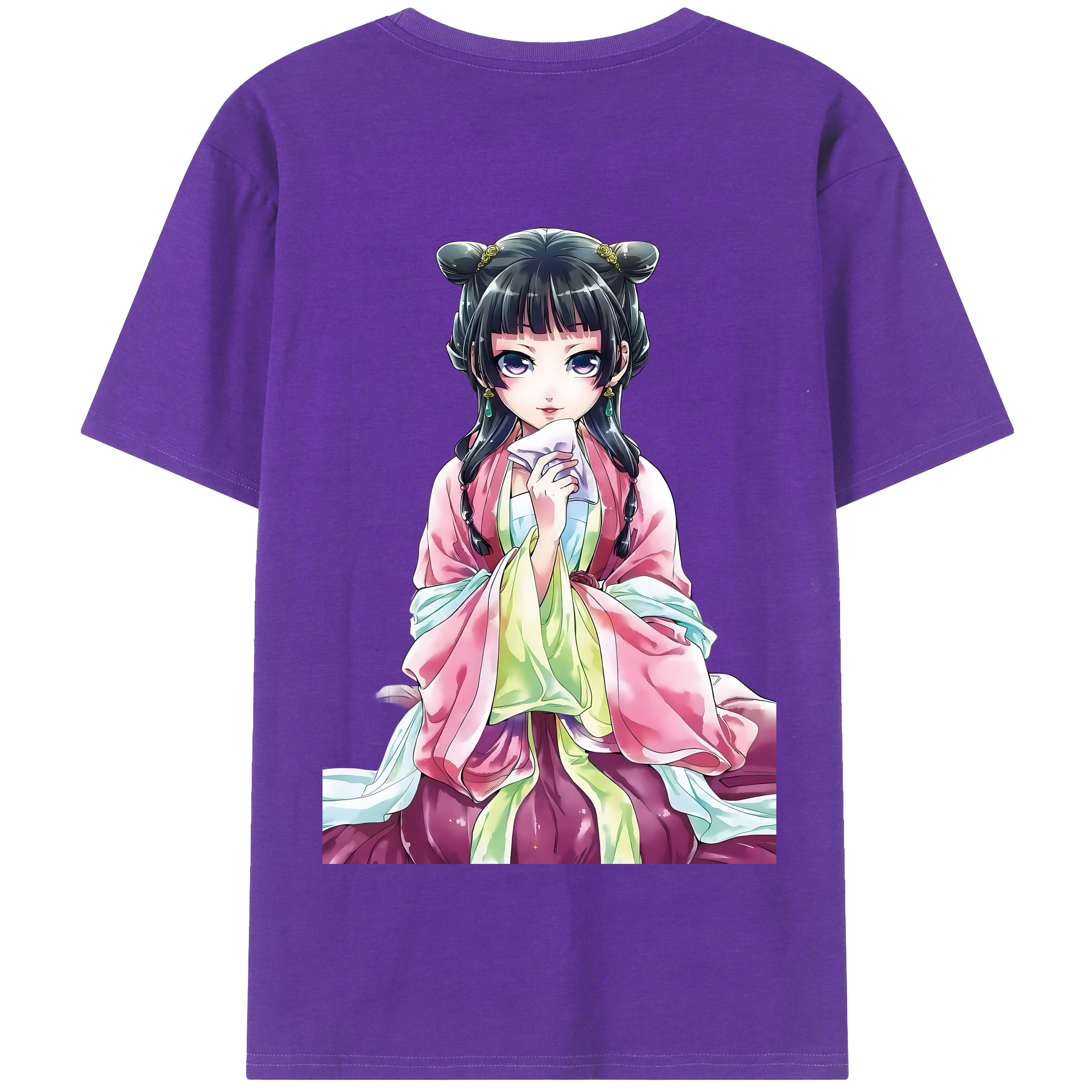 （画像用） 薬屋のひとりごと The Apothecary Diaries 綿100％半袖Tシャツ（背面プリント）