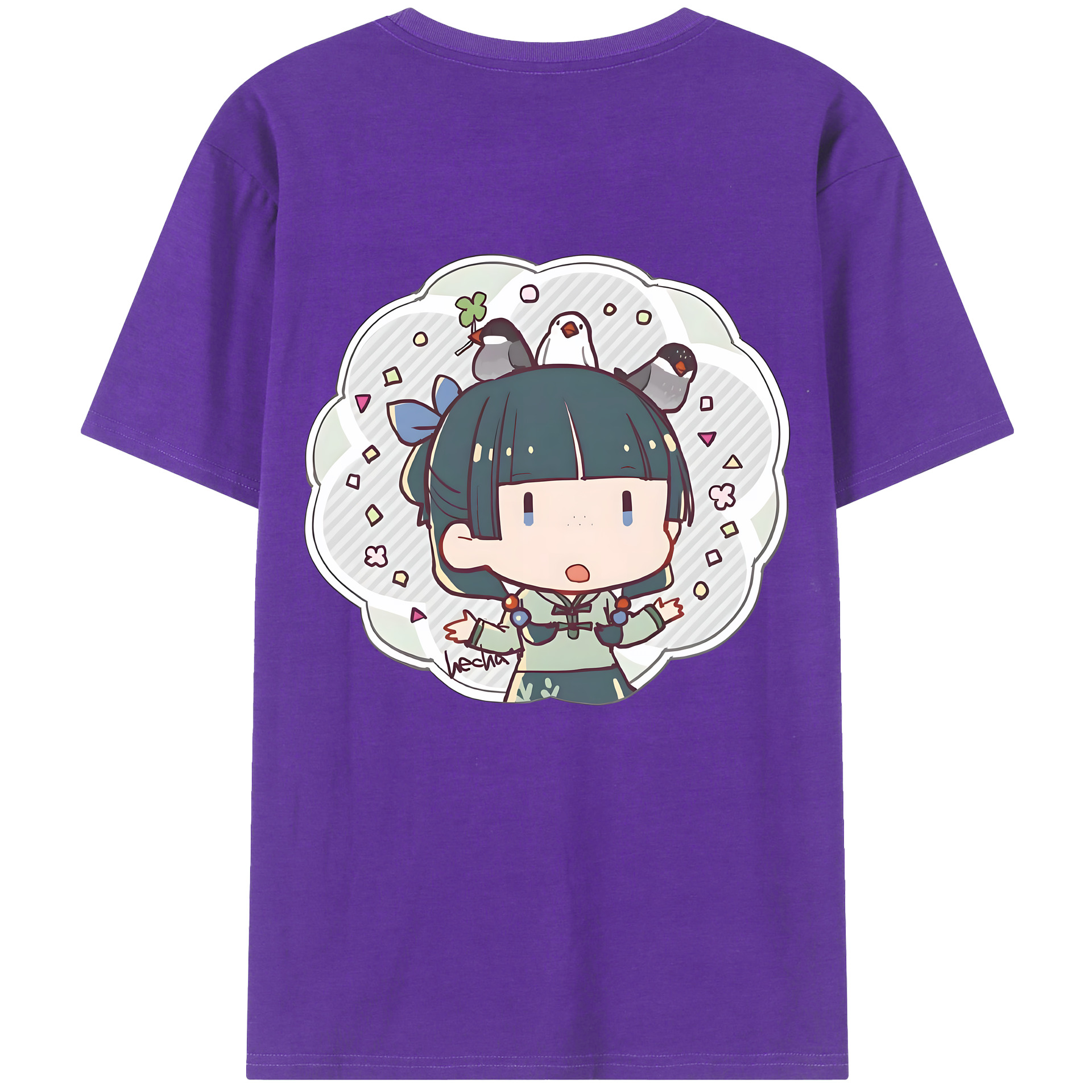 （画像用） 薬屋のひとりごと The Apothecary Diaries 綿100％半袖Tシャツ（背面プリント）
