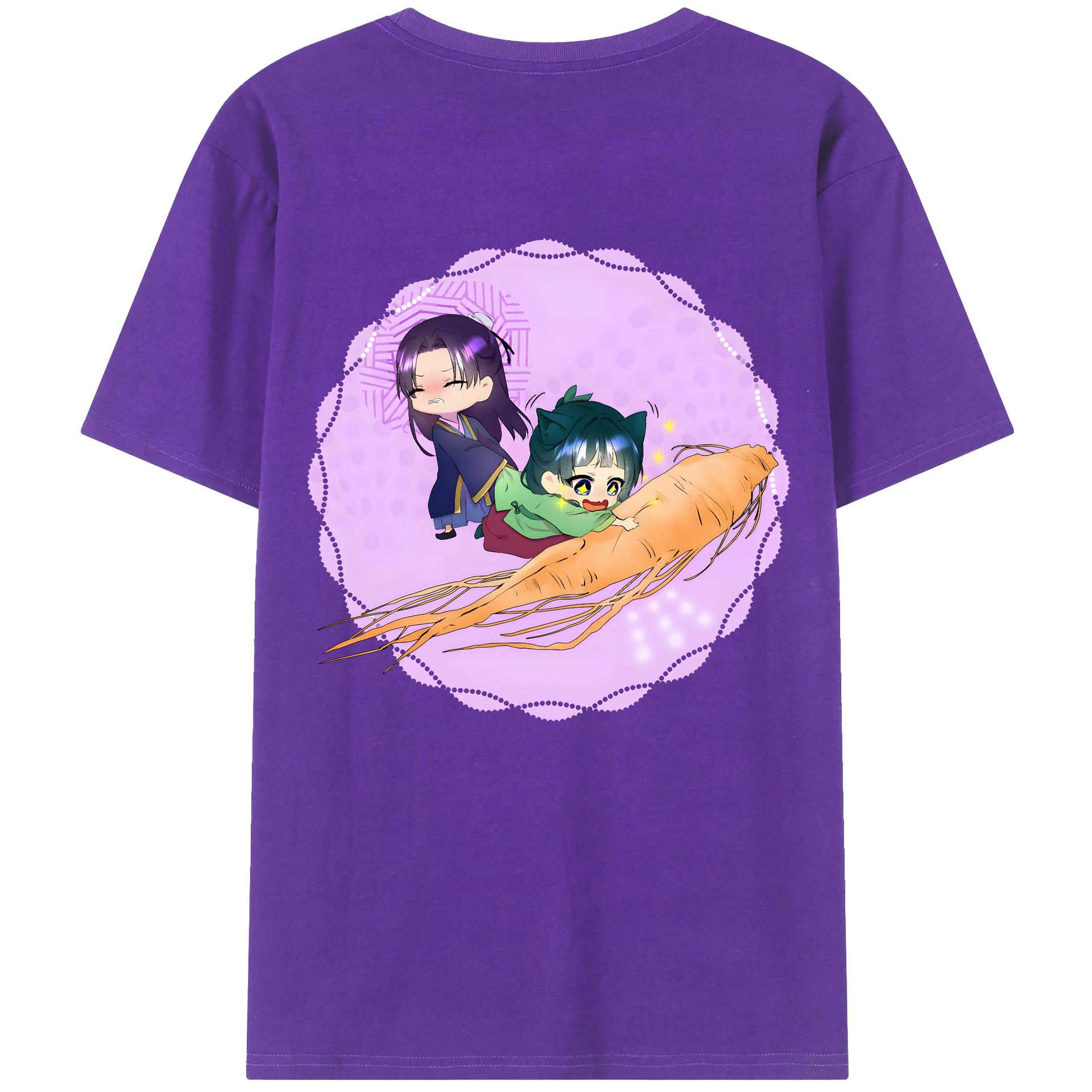（画像用） 薬屋のひとりごと The Apothecary Diaries 綿100％半袖Tシャツ（背面プリント）