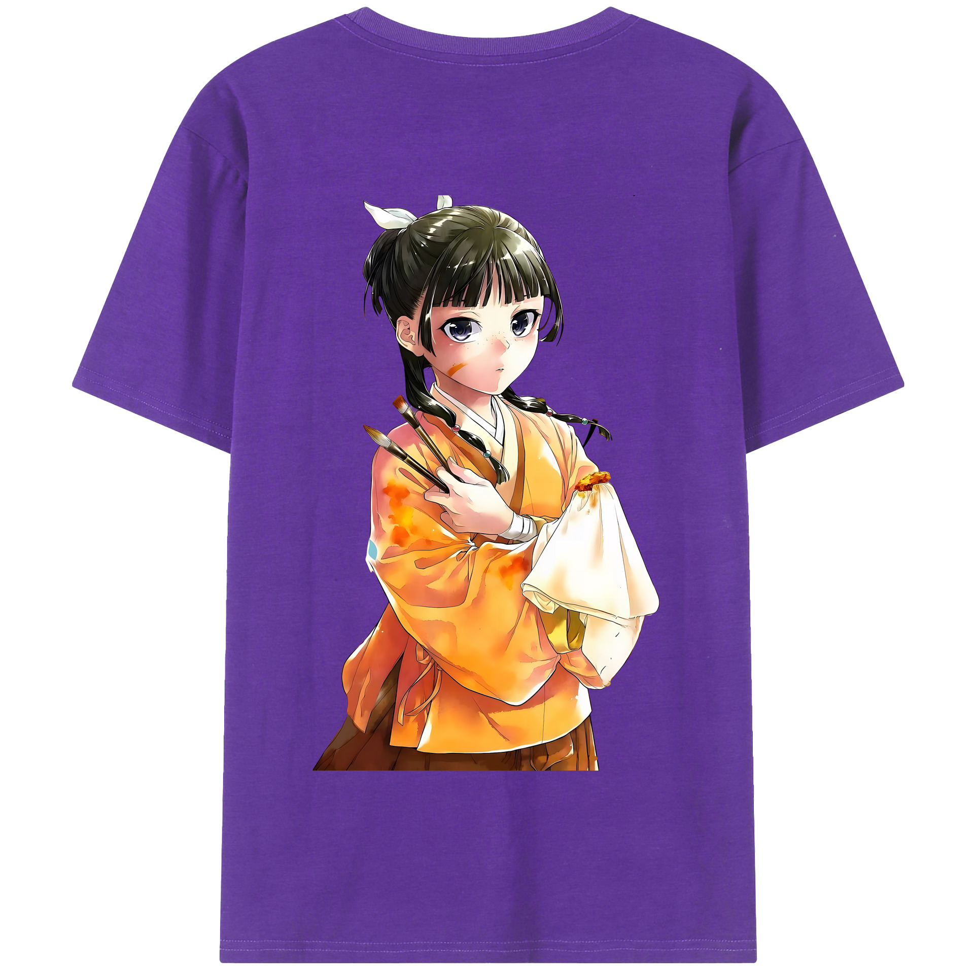 （画像用） 薬屋のひとりごと The Apothecary Diaries 綿100％半袖Tシャツ（背面プリント）