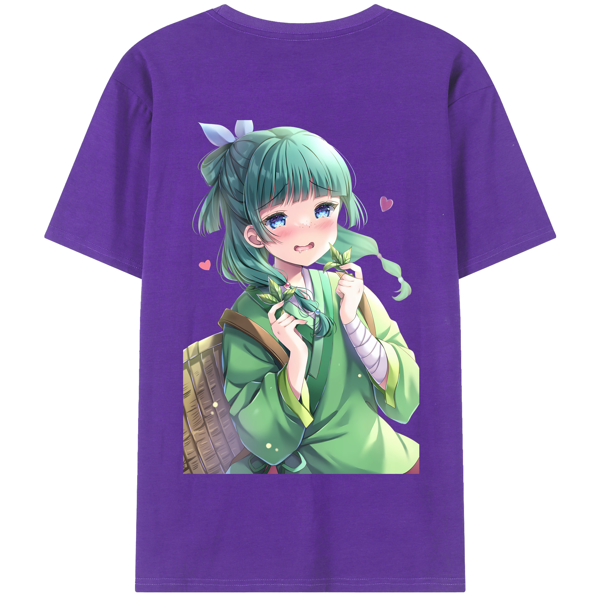 （画像用） 薬屋のひとりごと The Apothecary Diaries 綿100％半袖Tシャツ（背面プリント）