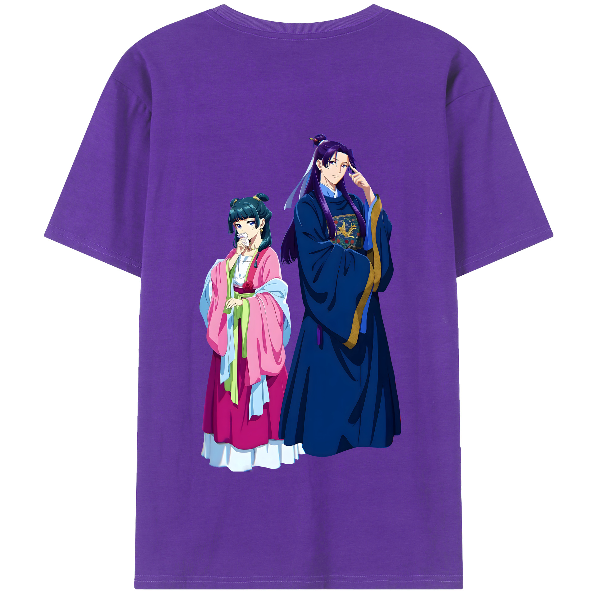 （画像用） 薬屋のひとりごと The Apothecary Diaries 綿100％半袖Tシャツ（背面プリント）