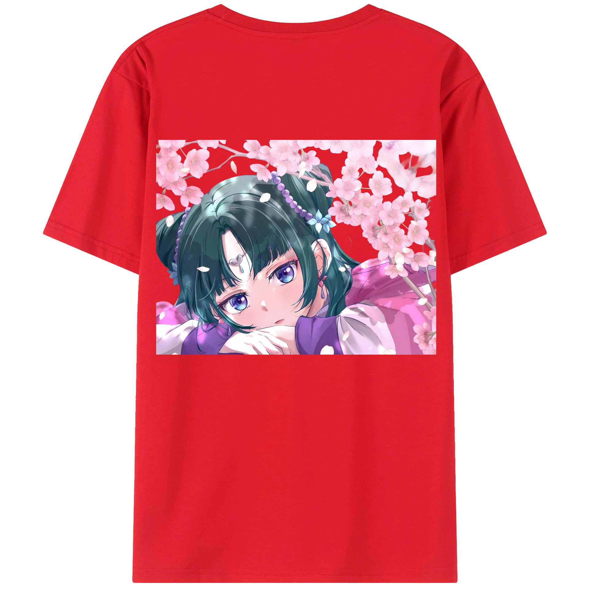 （画像用） 薬屋のひとりごと The Apothecary Diaries 綿100％半袖Tシャツ（背面プリント）