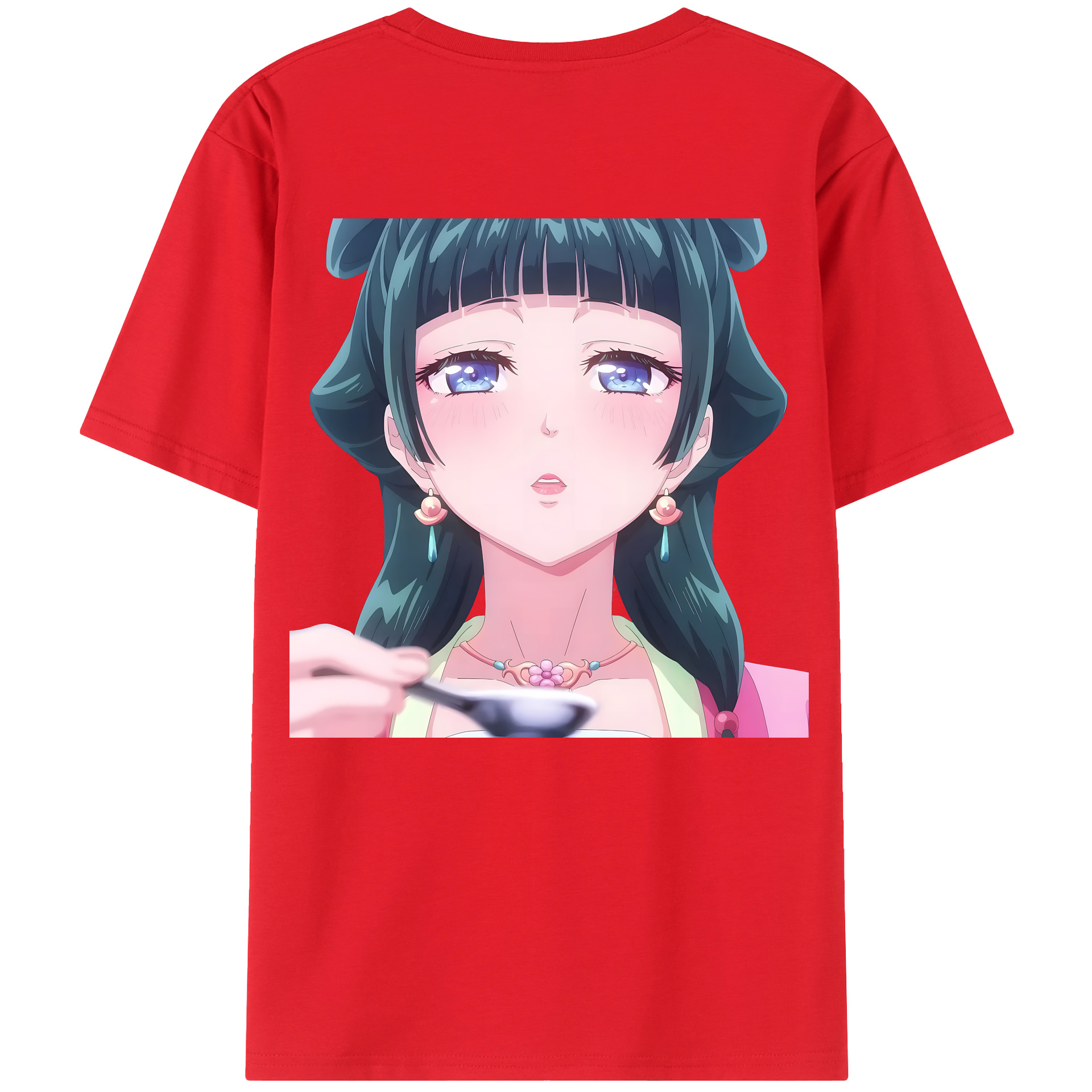 （画像用） 薬屋のひとりごと The Apothecary Diaries 綿100％半袖Tシャツ（背面プリント）