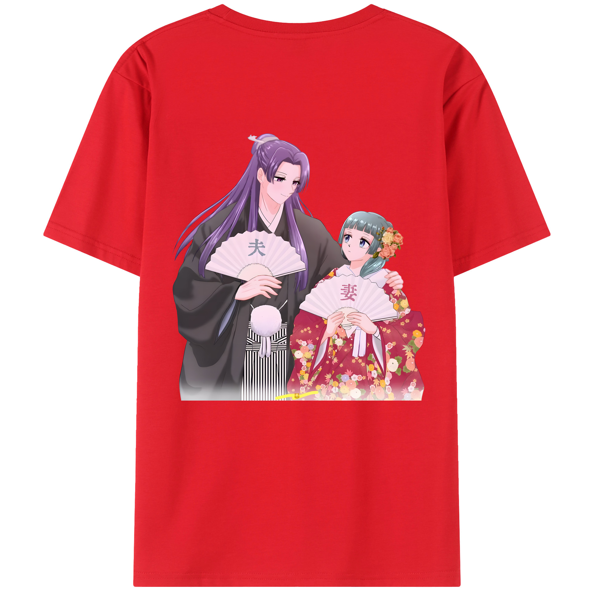 （画像用） 薬屋のひとりごと The Apothecary Diaries 綿100％半袖Tシャツ（背面プリント）