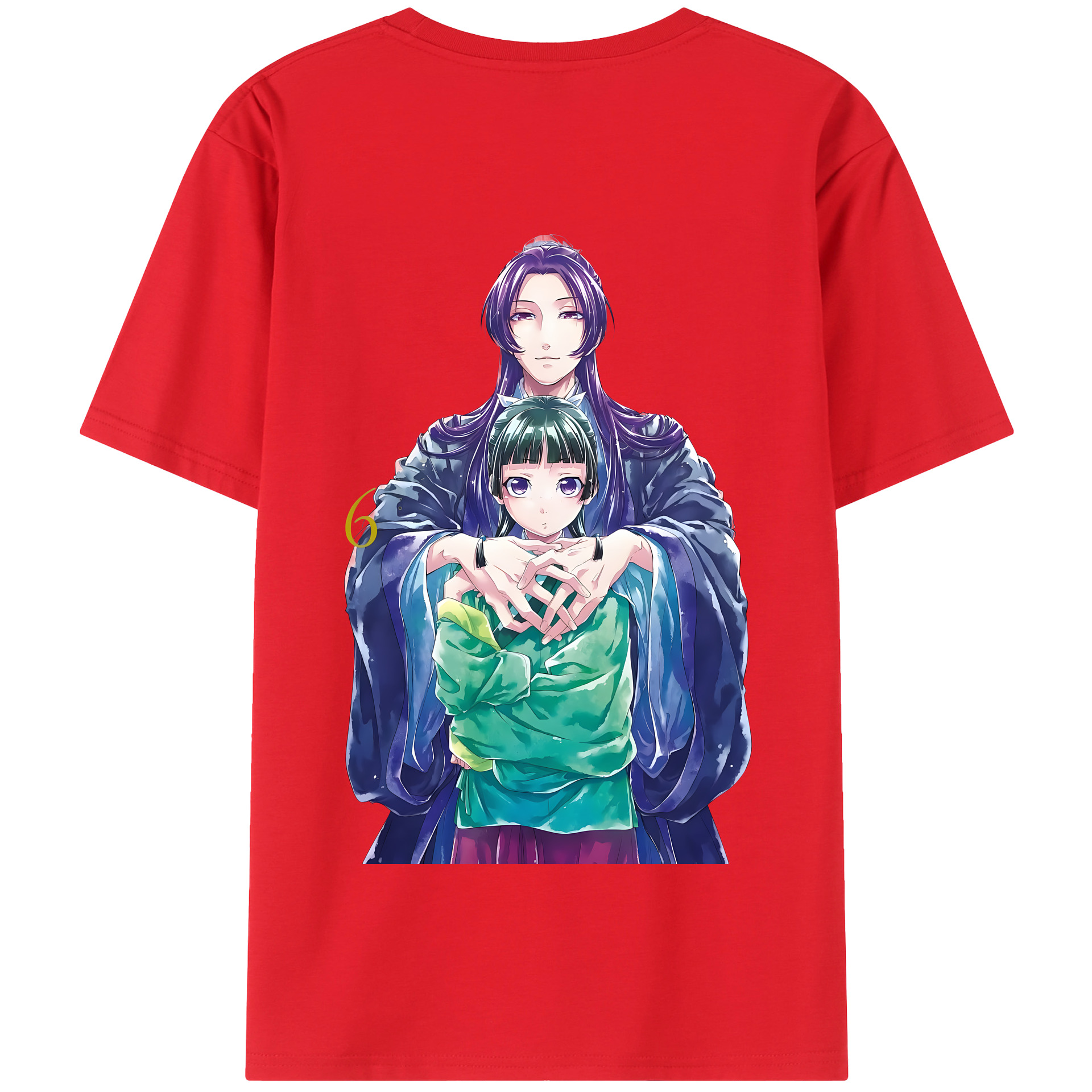 （画像用） 薬屋のひとりごと The Apothecary Diaries 綿100％半袖Tシャツ（背面プリント）