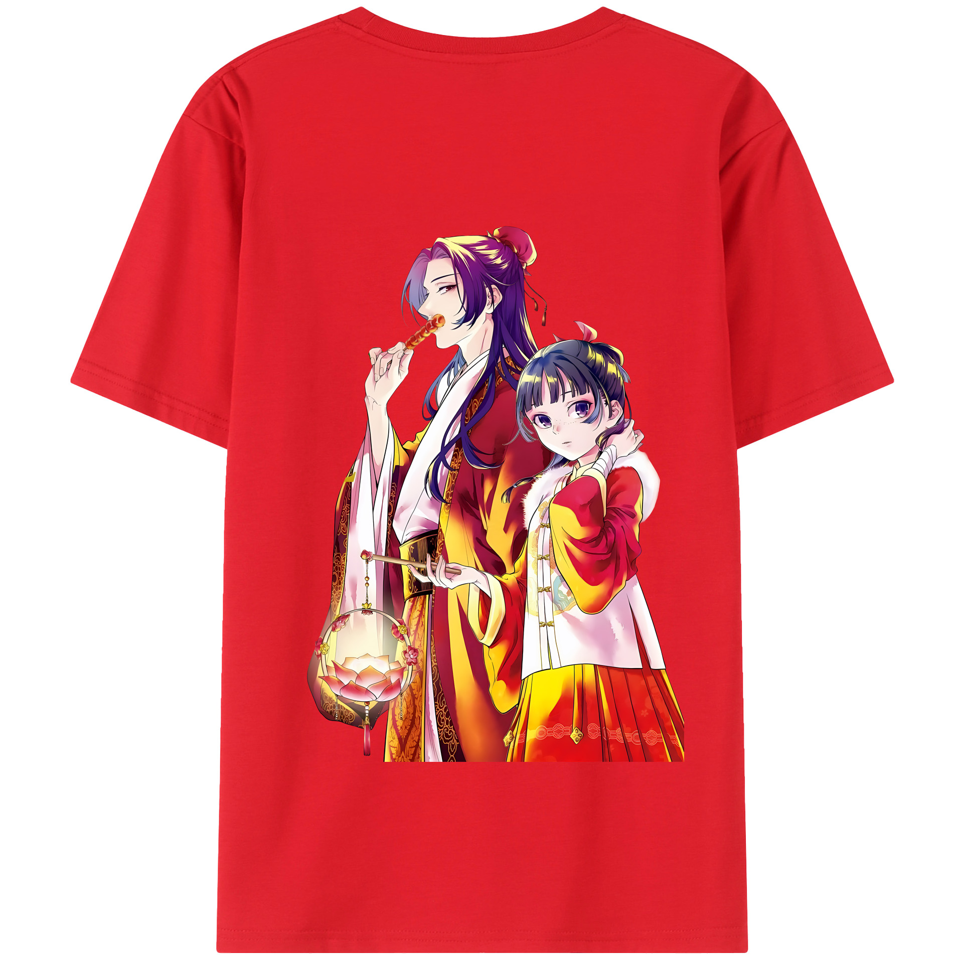 （画像用） 薬屋のひとりごと The Apothecary Diaries 綿100％半袖Tシャツ（背面プリント）