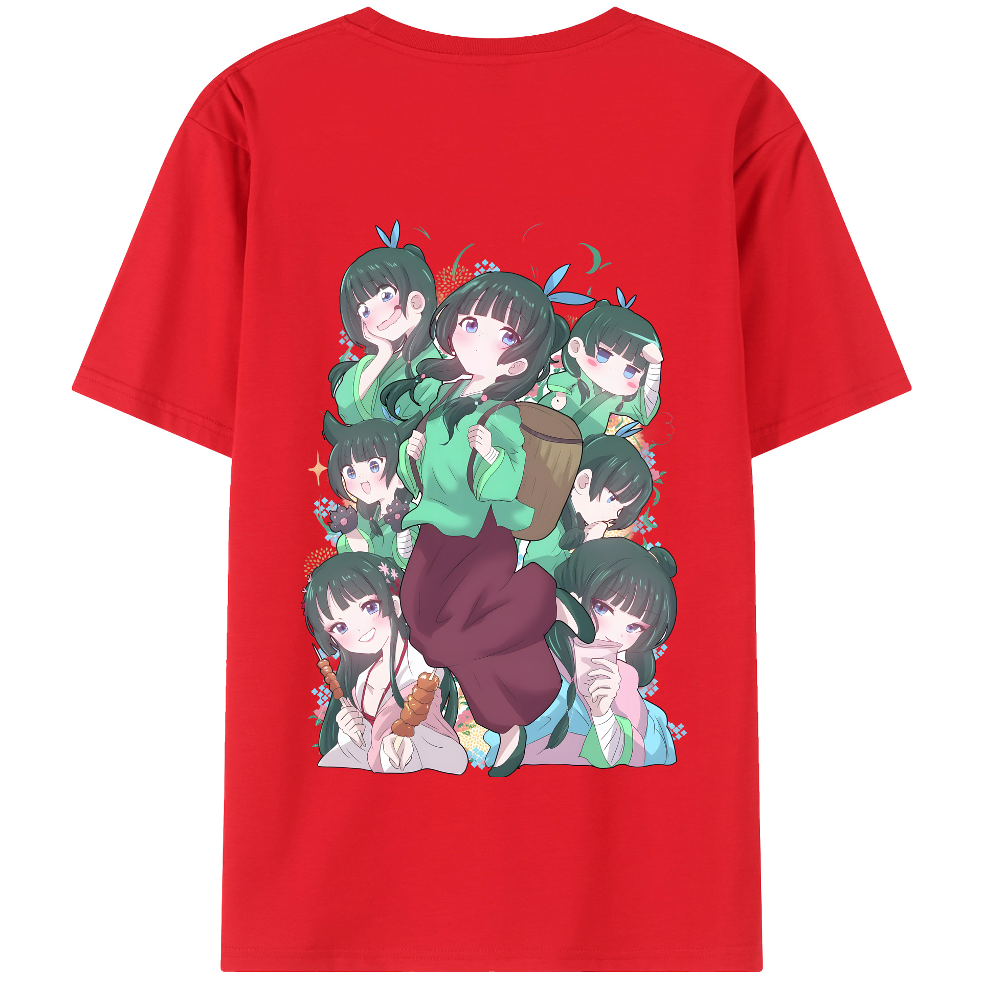（画像用） 薬屋のひとりごと The Apothecary Diaries 綿100％半袖Tシャツ（背面プリント）