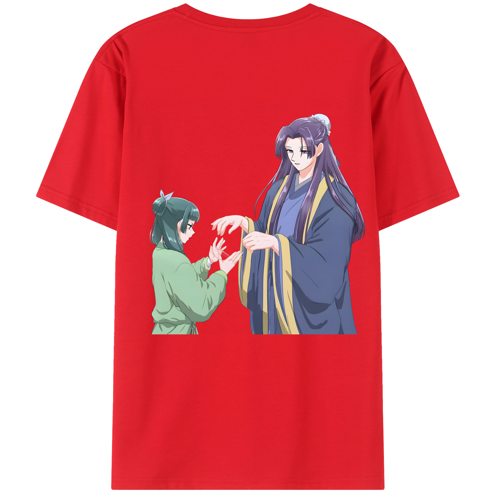 （画像用） 薬屋のひとりごと The Apothecary Diaries 綿100％半袖Tシャツ（背面プリント）