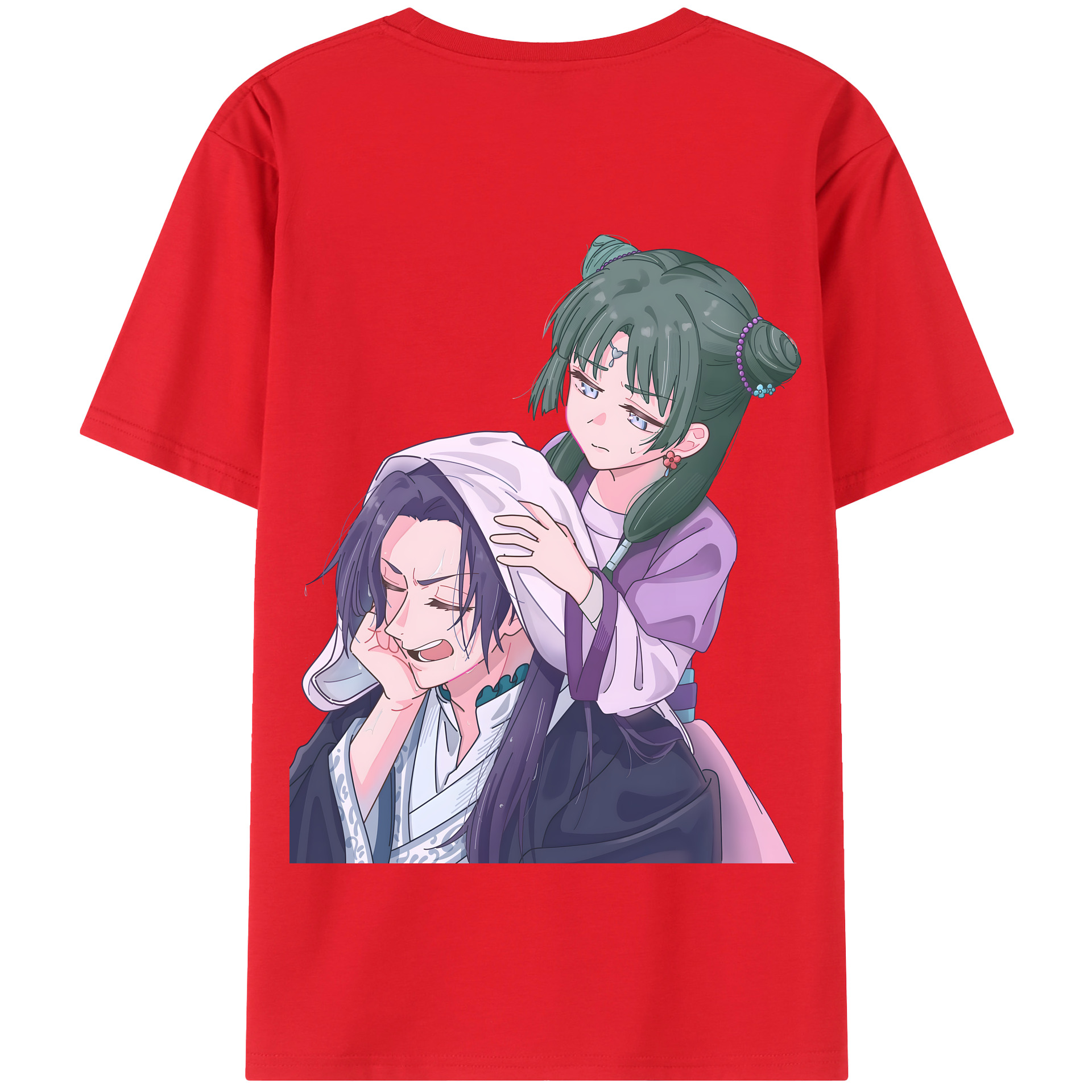（画像用） 薬屋のひとりごと The Apothecary Diaries 綿100％半袖Tシャツ（背面プリント）