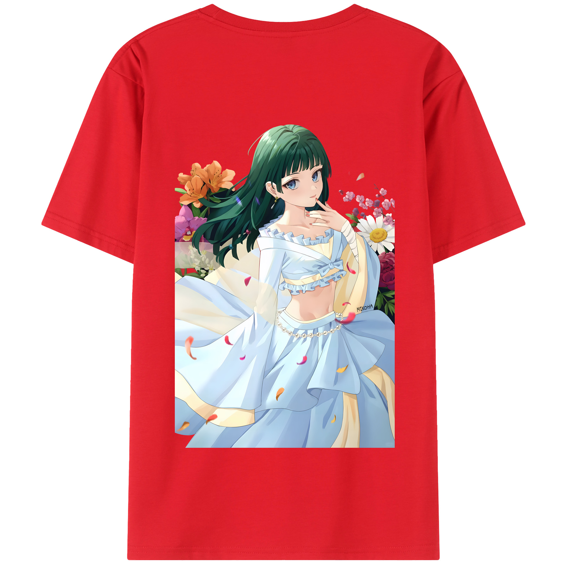 （画像用） 薬屋のひとりごと The Apothecary Diaries 綿100％半袖Tシャツ（背面プリント）