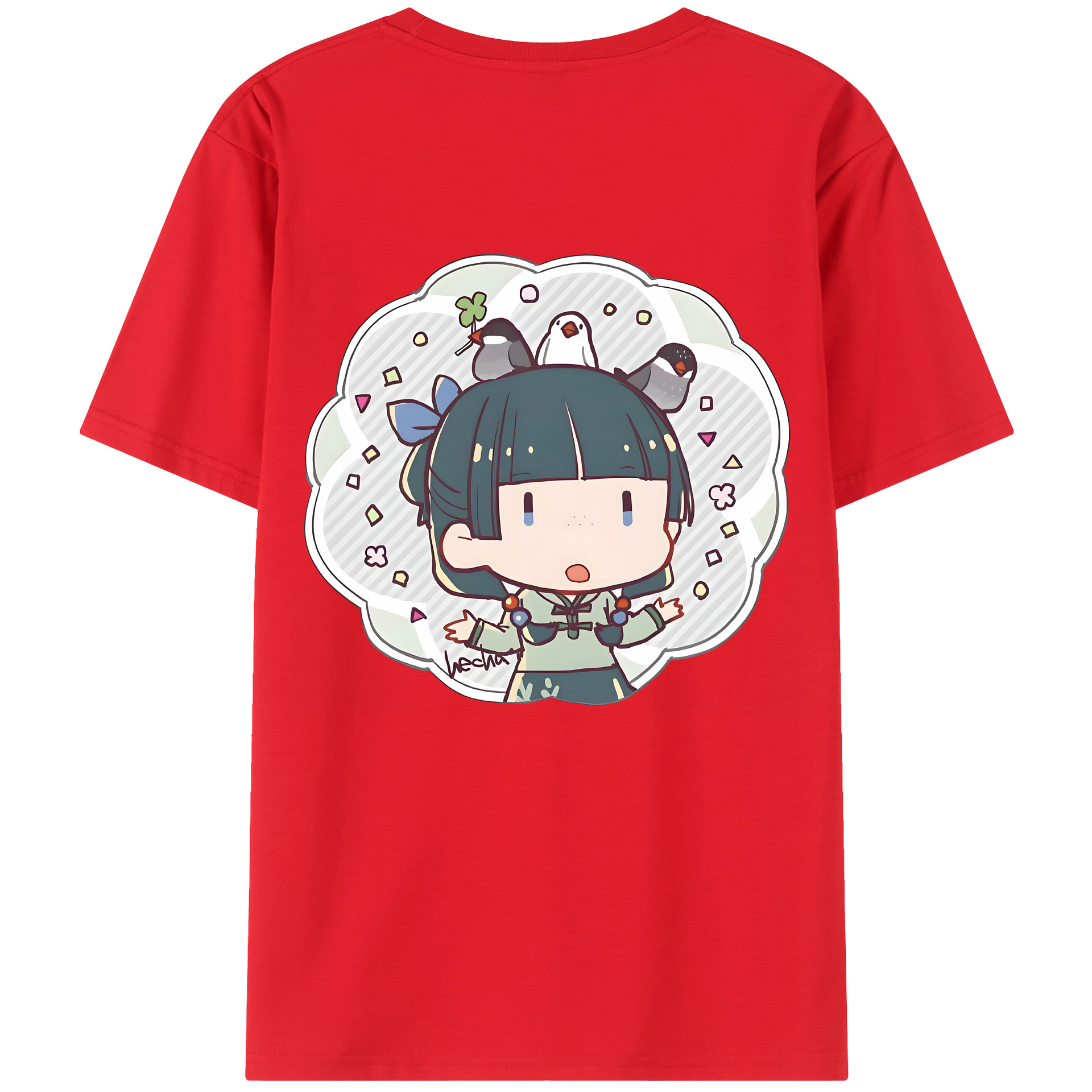 （画像用） 薬屋のひとりごと The Apothecary Diaries 綿100％半袖Tシャツ（背面プリント）