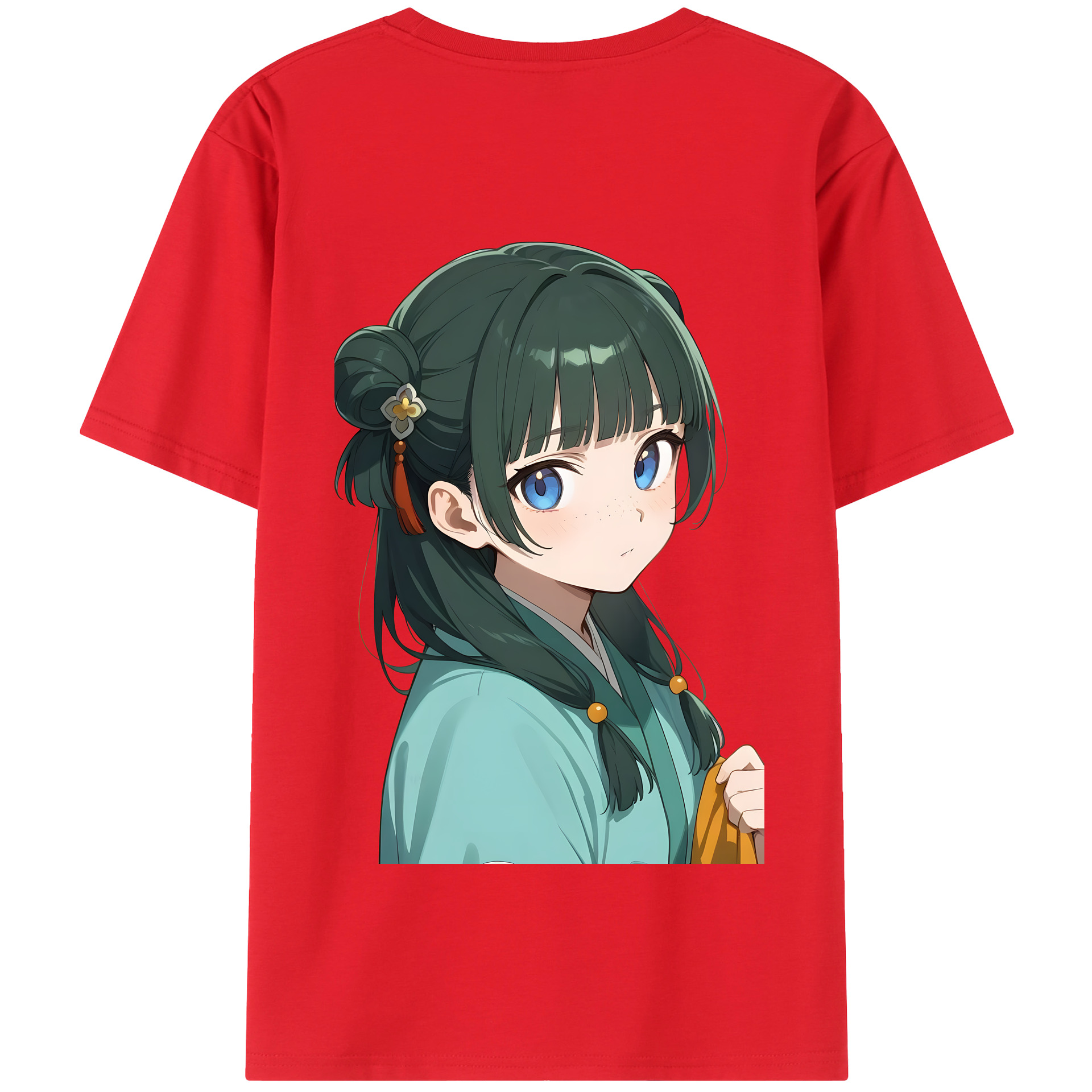 （画像用） 薬屋のひとりごと The Apothecary Diaries 綿100％半袖Tシャツ（背面プリント）