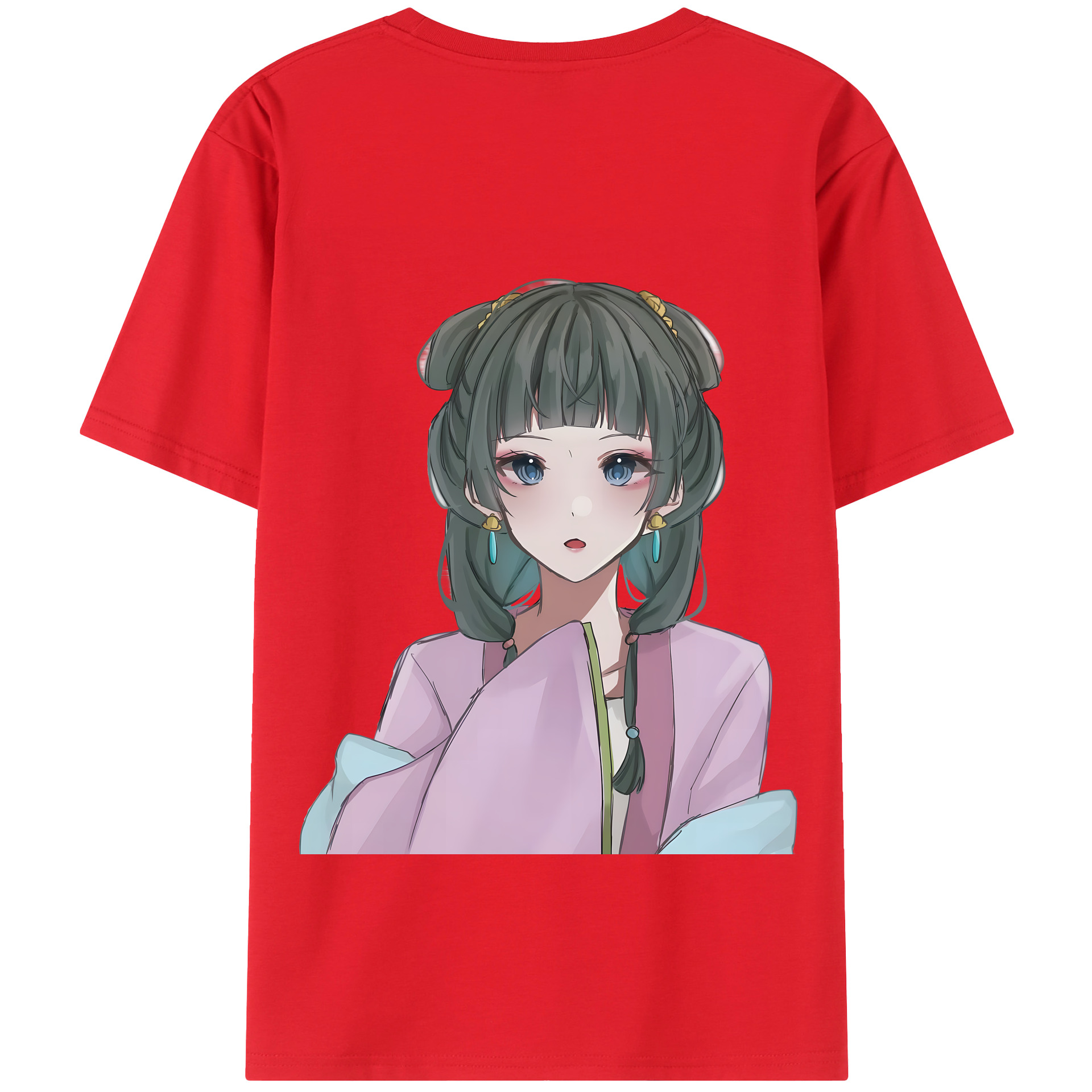 （画像用） 薬屋のひとりごと The Apothecary Diaries 綿100％半袖Tシャツ（背面プリント）