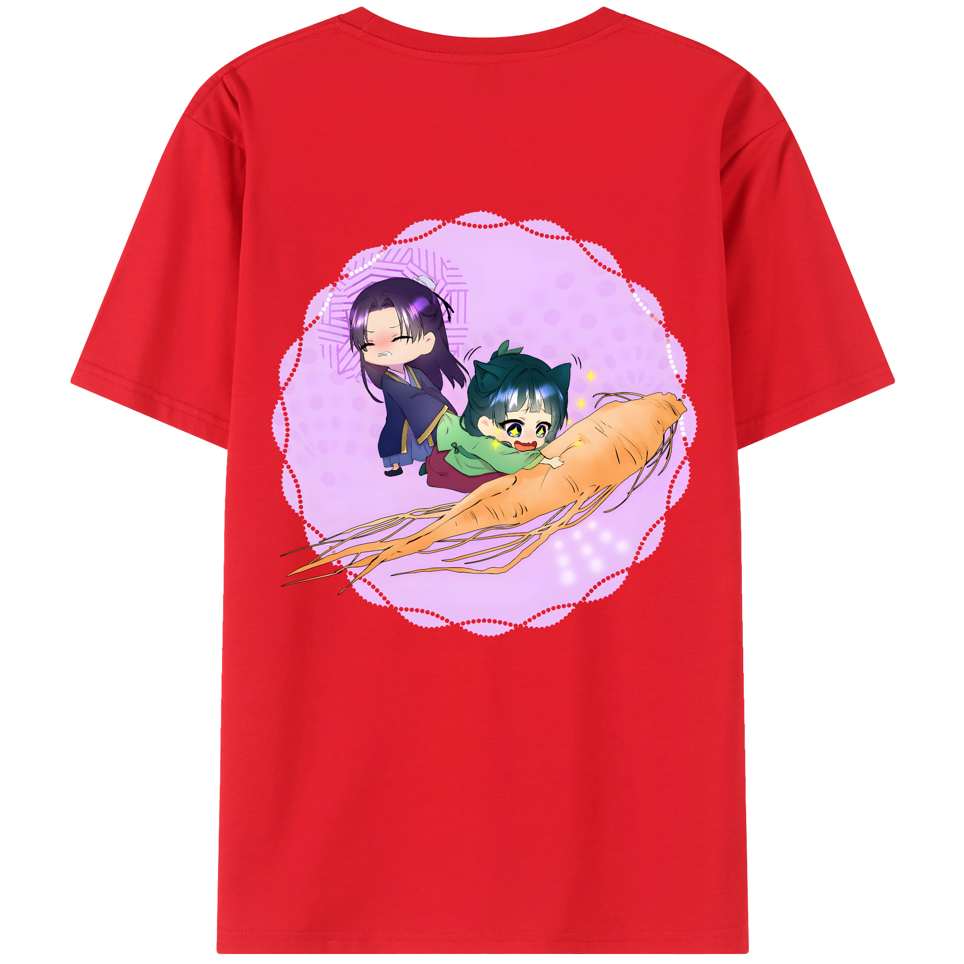 （画像用） 薬屋のひとりごと The Apothecary Diaries 綿100％半袖Tシャツ（背面プリント）