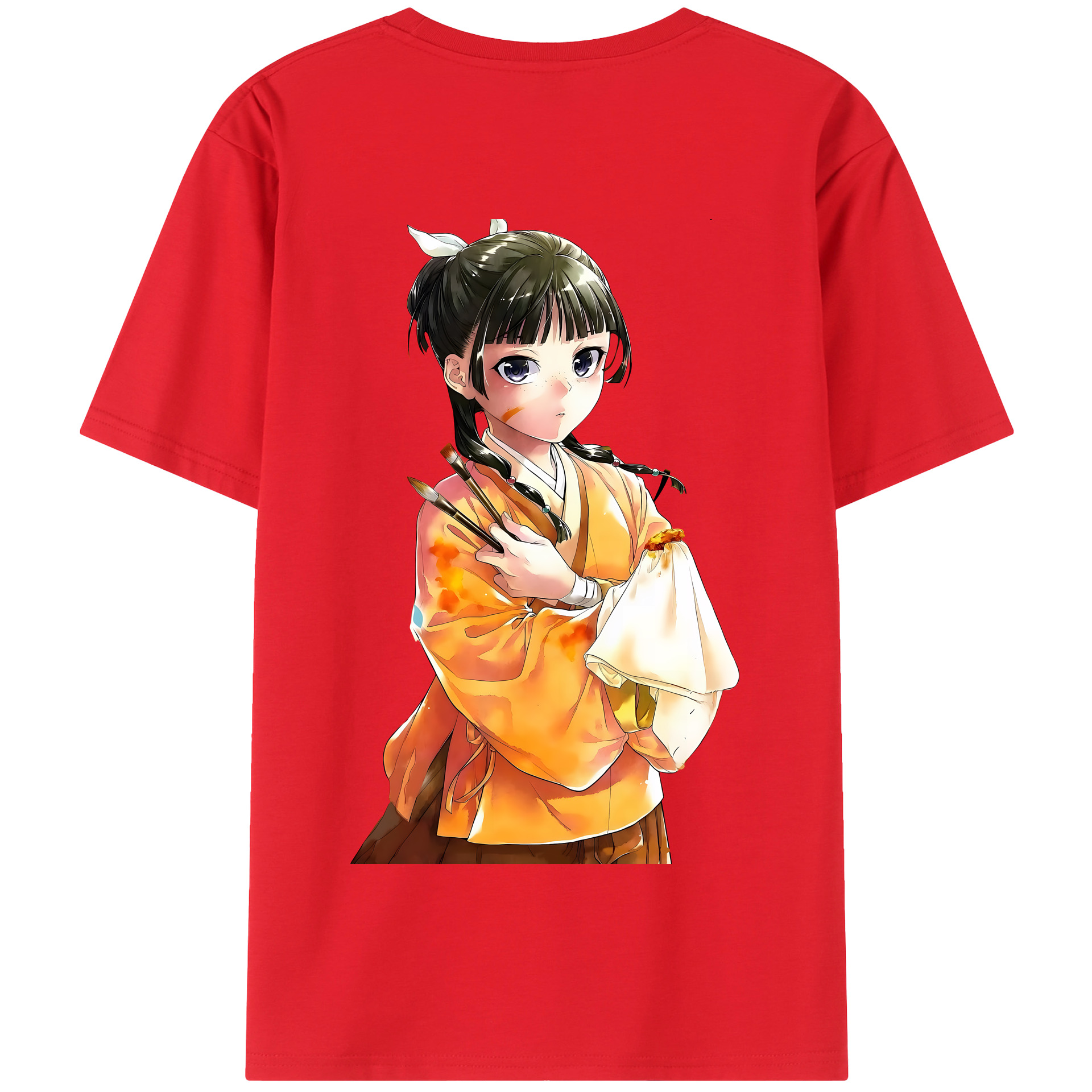 （画像用） 薬屋のひとりごと The Apothecary Diaries 綿100％半袖Tシャツ（背面プリント）
