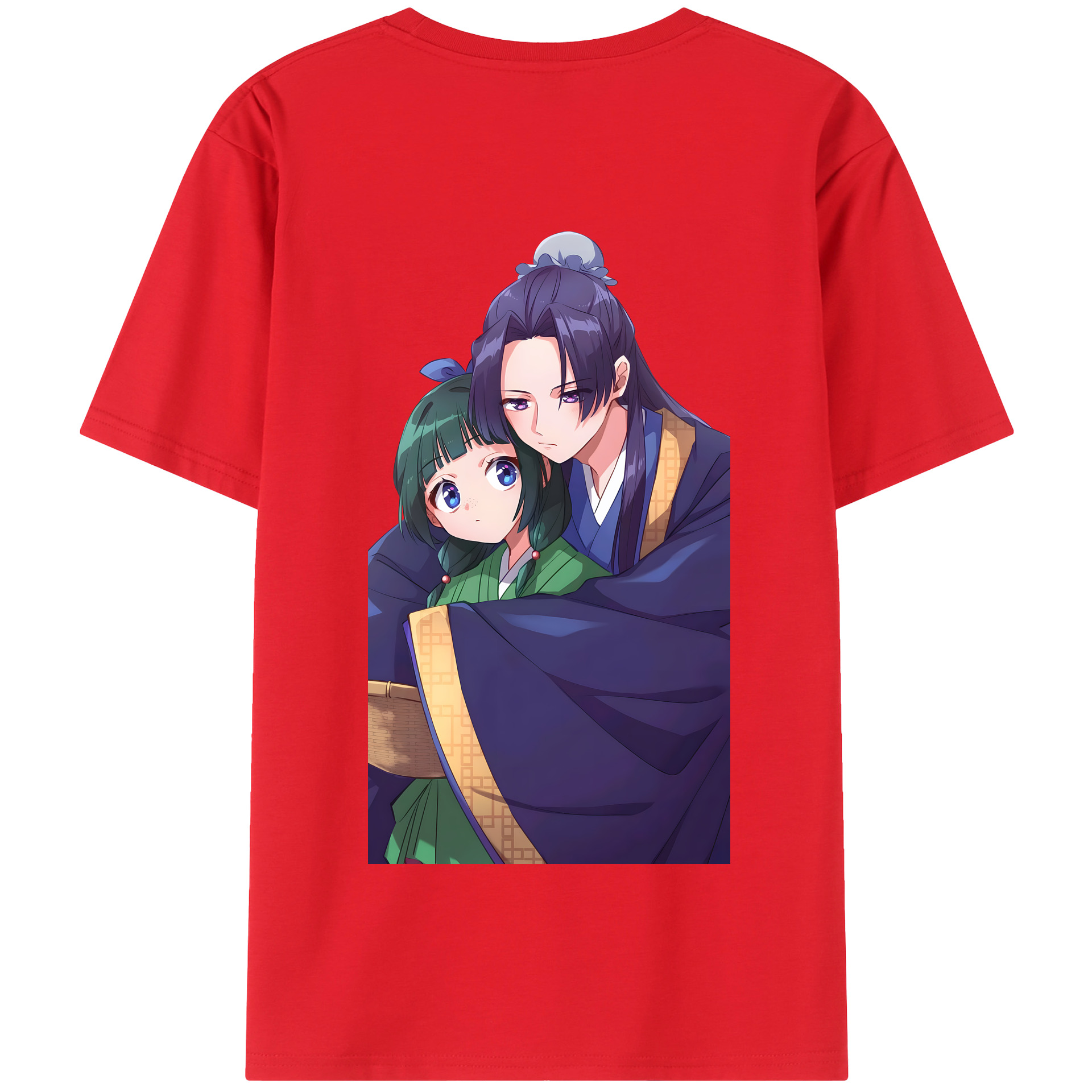 （画像用） 薬屋のひとりごと The Apothecary Diaries 綿100％半袖Tシャツ（背面プリント）