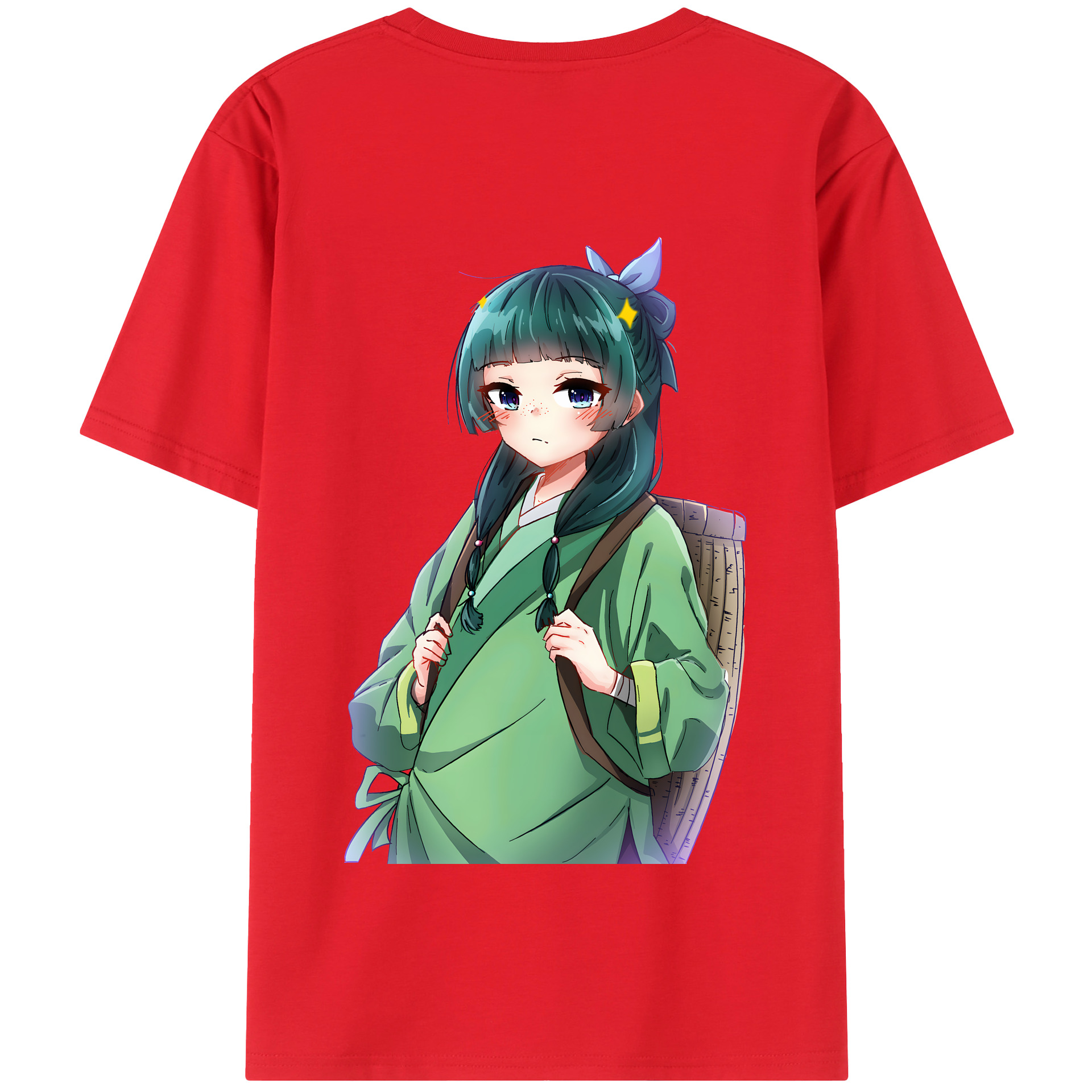 （画像用） 薬屋のひとりごと The Apothecary Diaries 綿100％半袖Tシャツ（背面プリント）