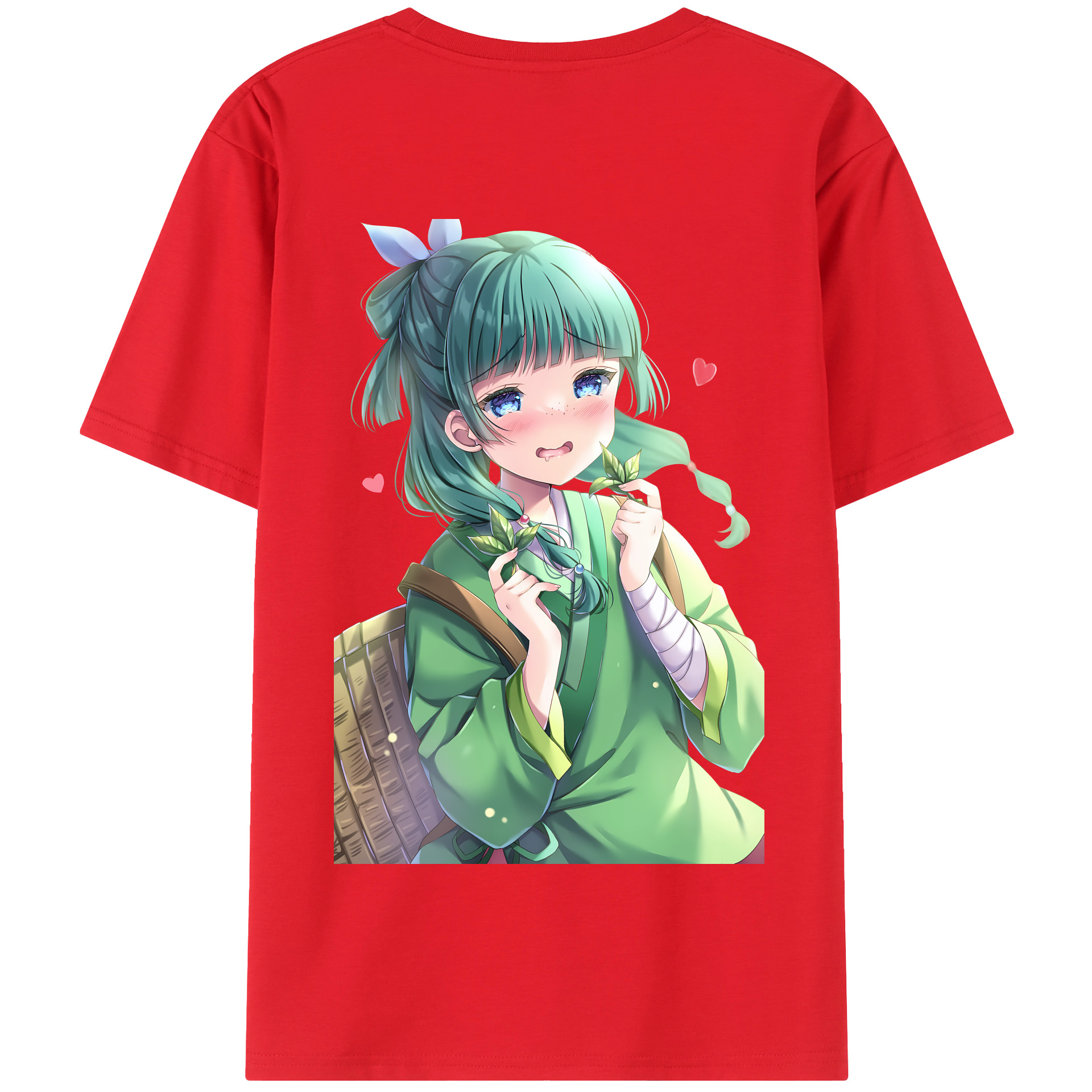 （画像用） 薬屋のひとりごと The Apothecary Diaries 綿100％半袖Tシャツ（背面プリント）