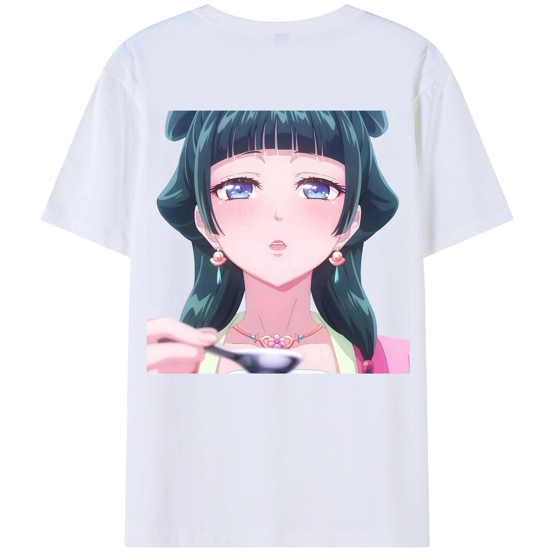 （画像用） 薬屋のひとりごと The Apothecary Diaries 綿100％半袖Tシャツ（背面プリント）
