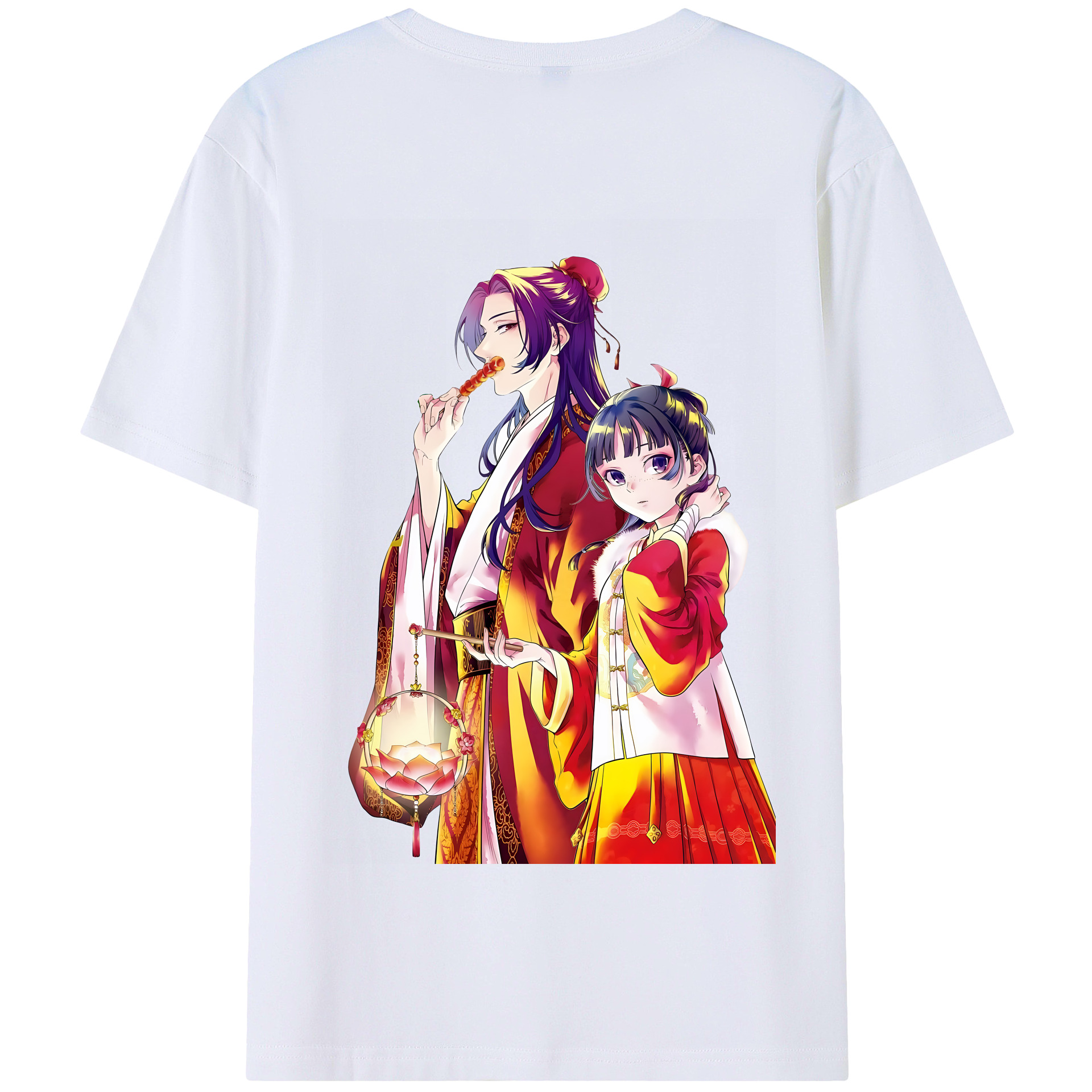 （画像用） 薬屋のひとりごと The Apothecary Diaries 綿100％半袖Tシャツ（背面プリント）