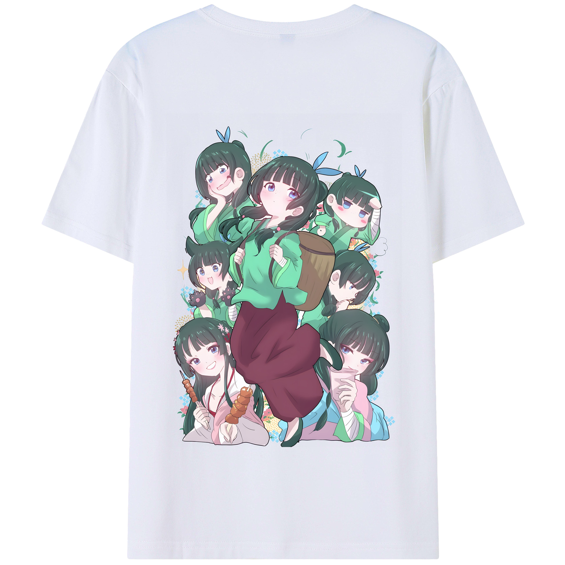 （画像用） 薬屋のひとりごと The Apothecary Diaries 綿100％半袖Tシャツ（背面プリント）