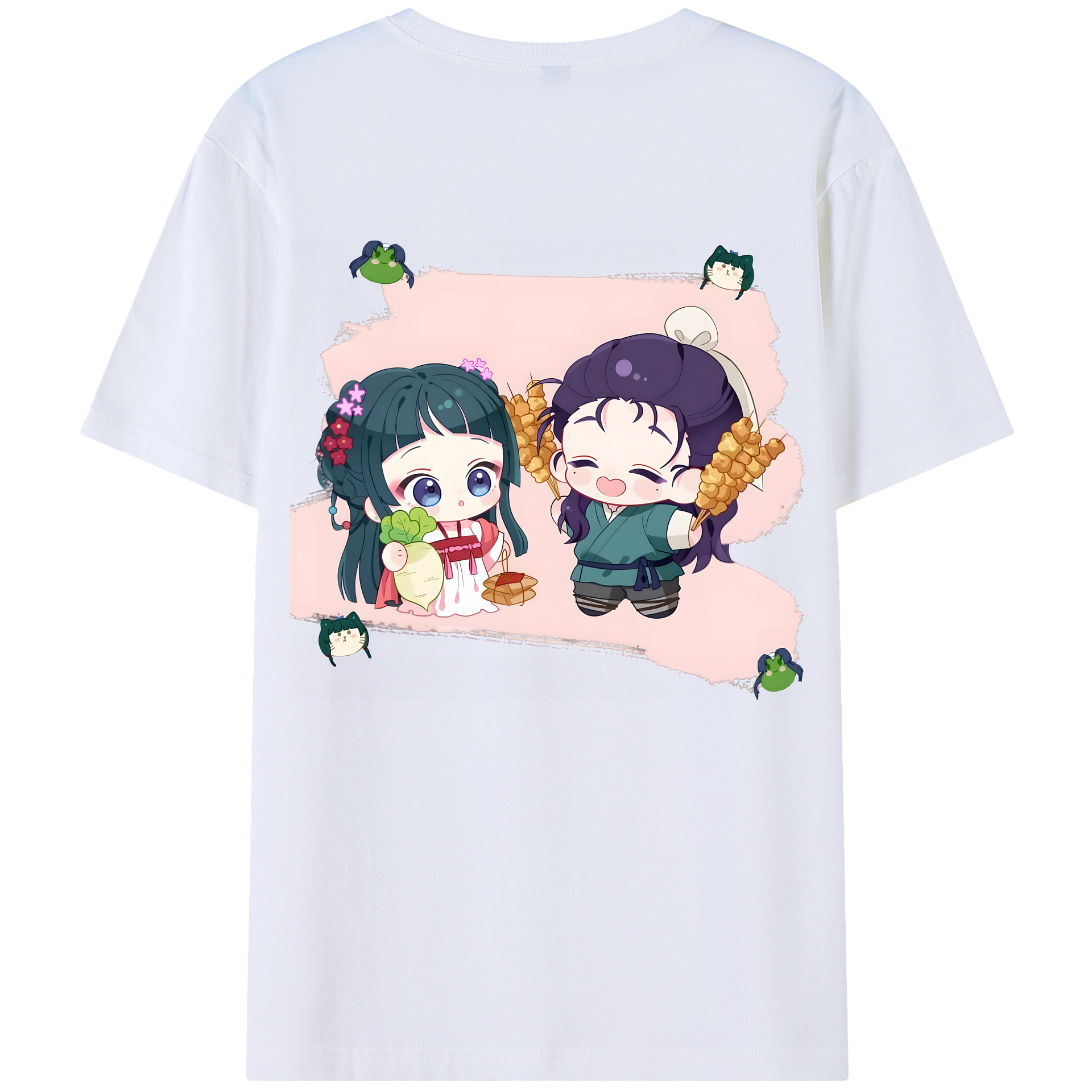 （画像用） 薬屋のひとりごと The Apothecary Diaries 綿100％半袖Tシャツ（背面プリント）
