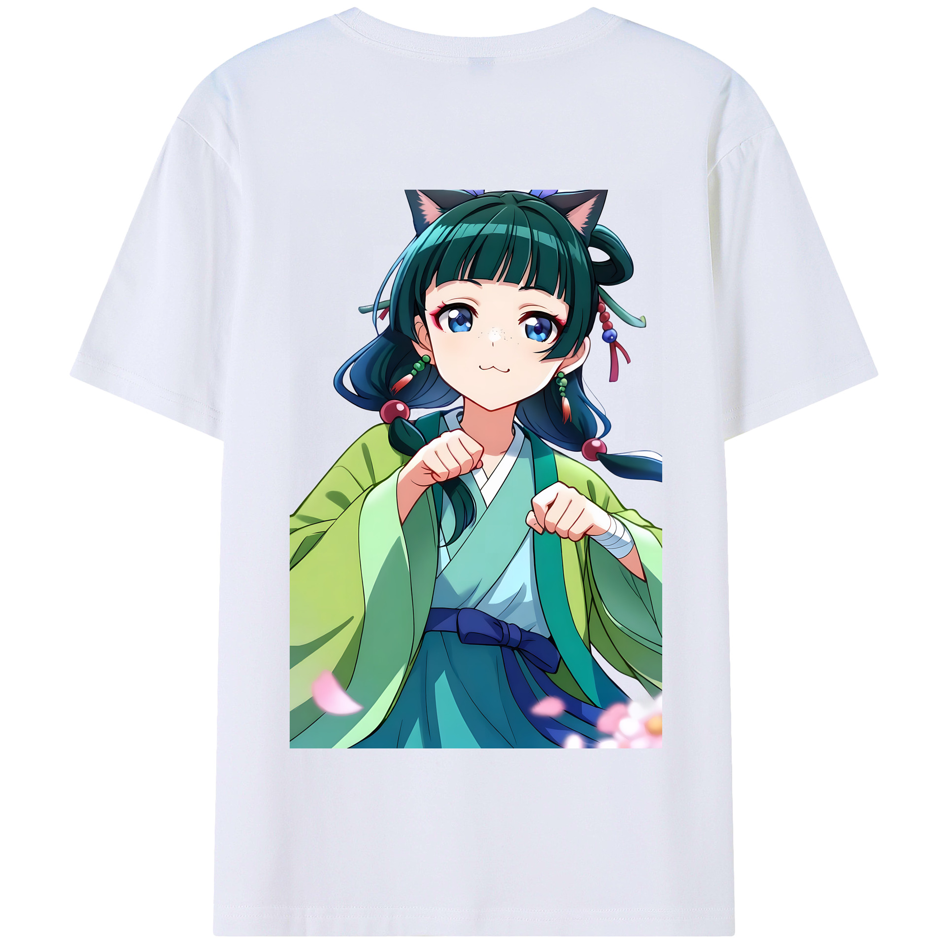 （画像用） 薬屋のひとりごと The Apothecary Diaries 綿100％半袖Tシャツ（背面プリント）