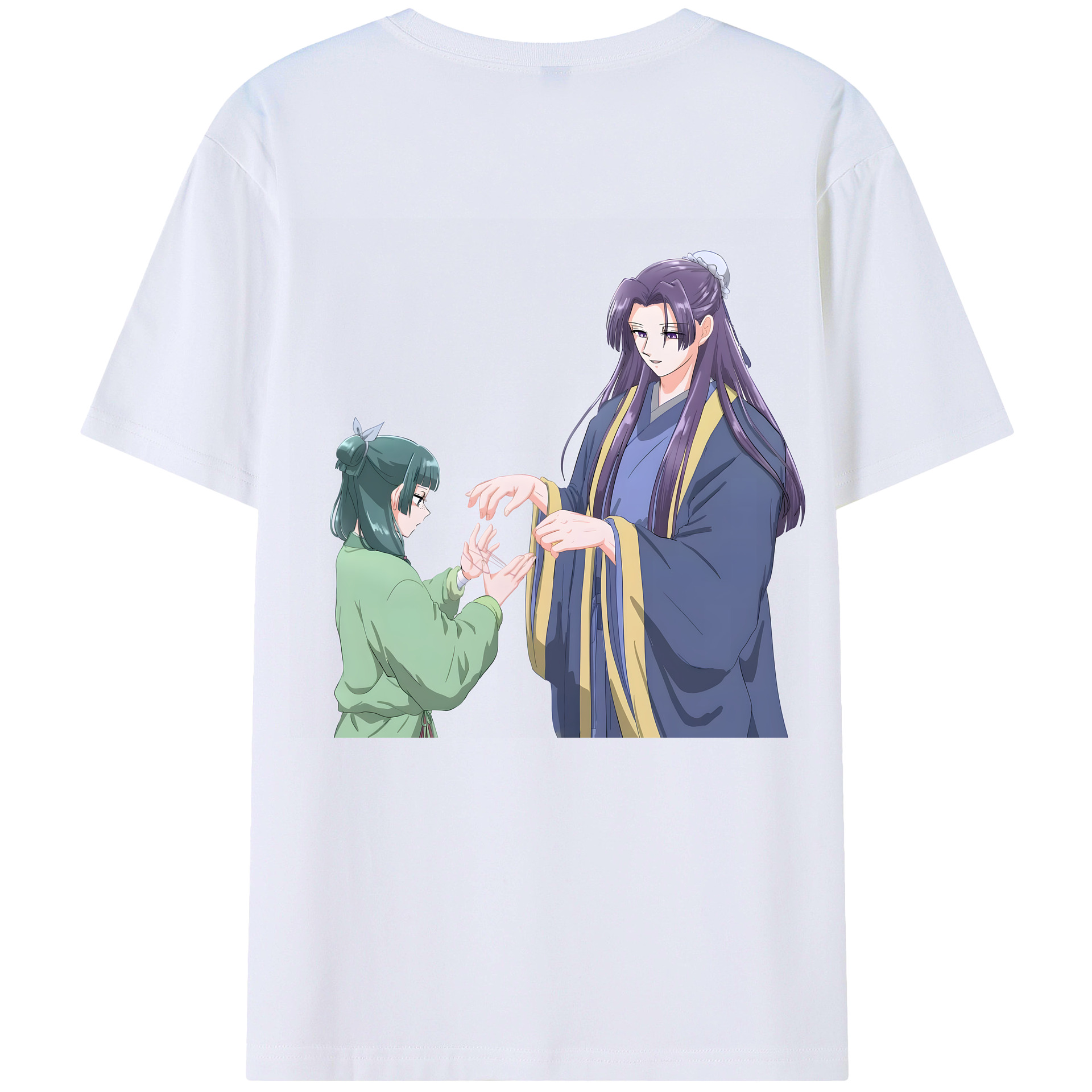 （画像用） 薬屋のひとりごと The Apothecary Diaries 綿100％半袖Tシャツ（背面プリント）