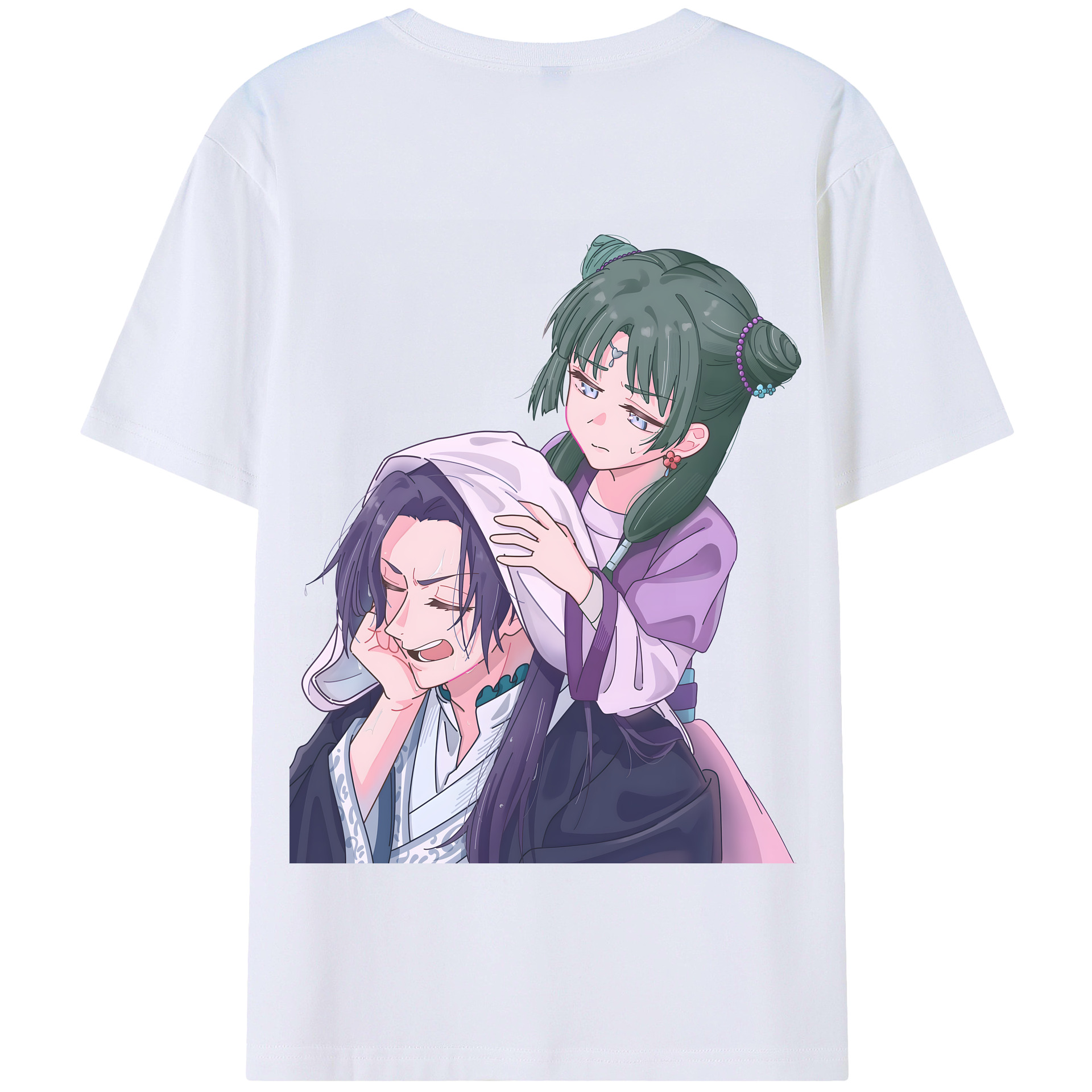 （画像用） 薬屋のひとりごと The Apothecary Diaries 綿100％半袖Tシャツ（背面プリント）