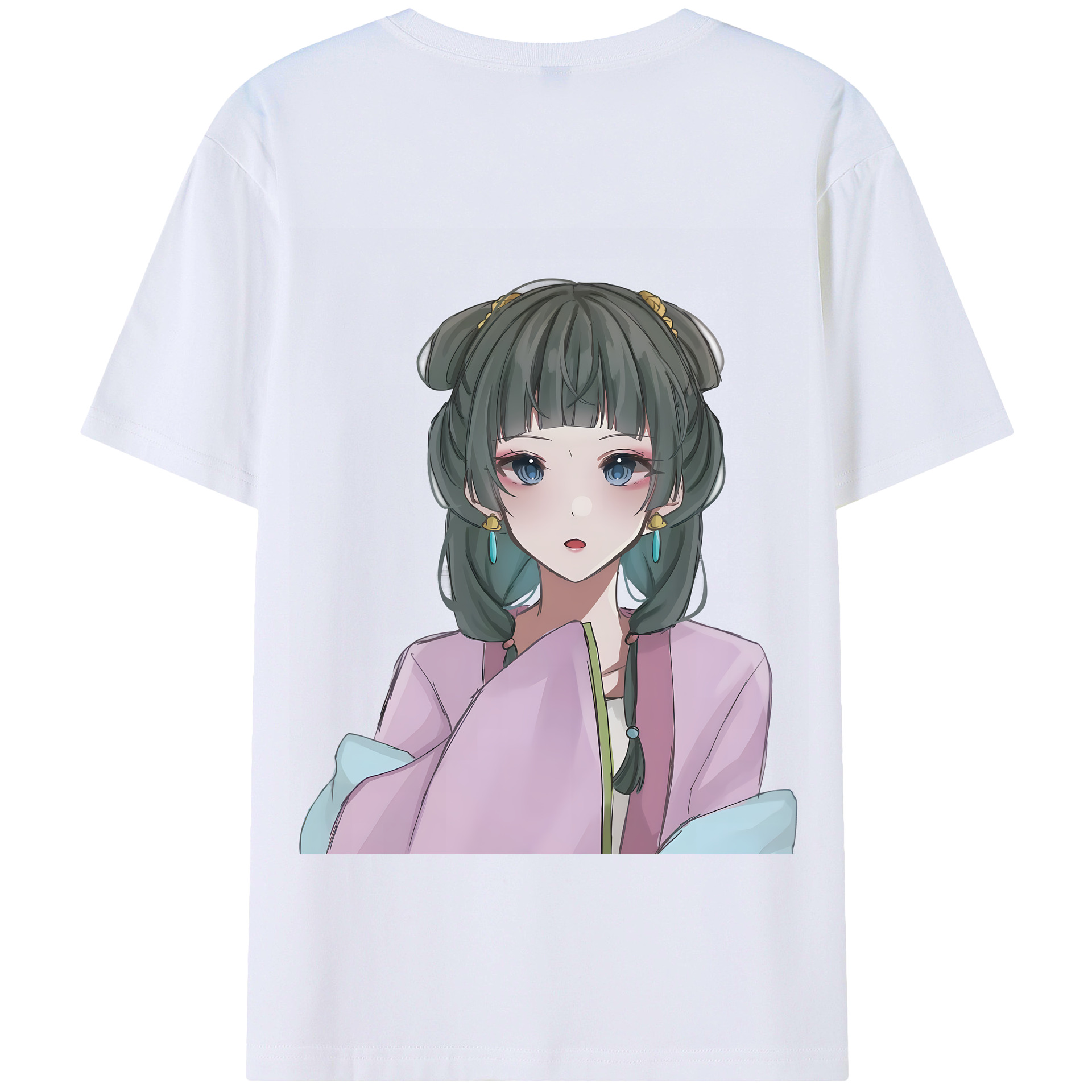 （画像用） 薬屋のひとりごと The Apothecary Diaries 綿100％半袖Tシャツ（背面プリント）