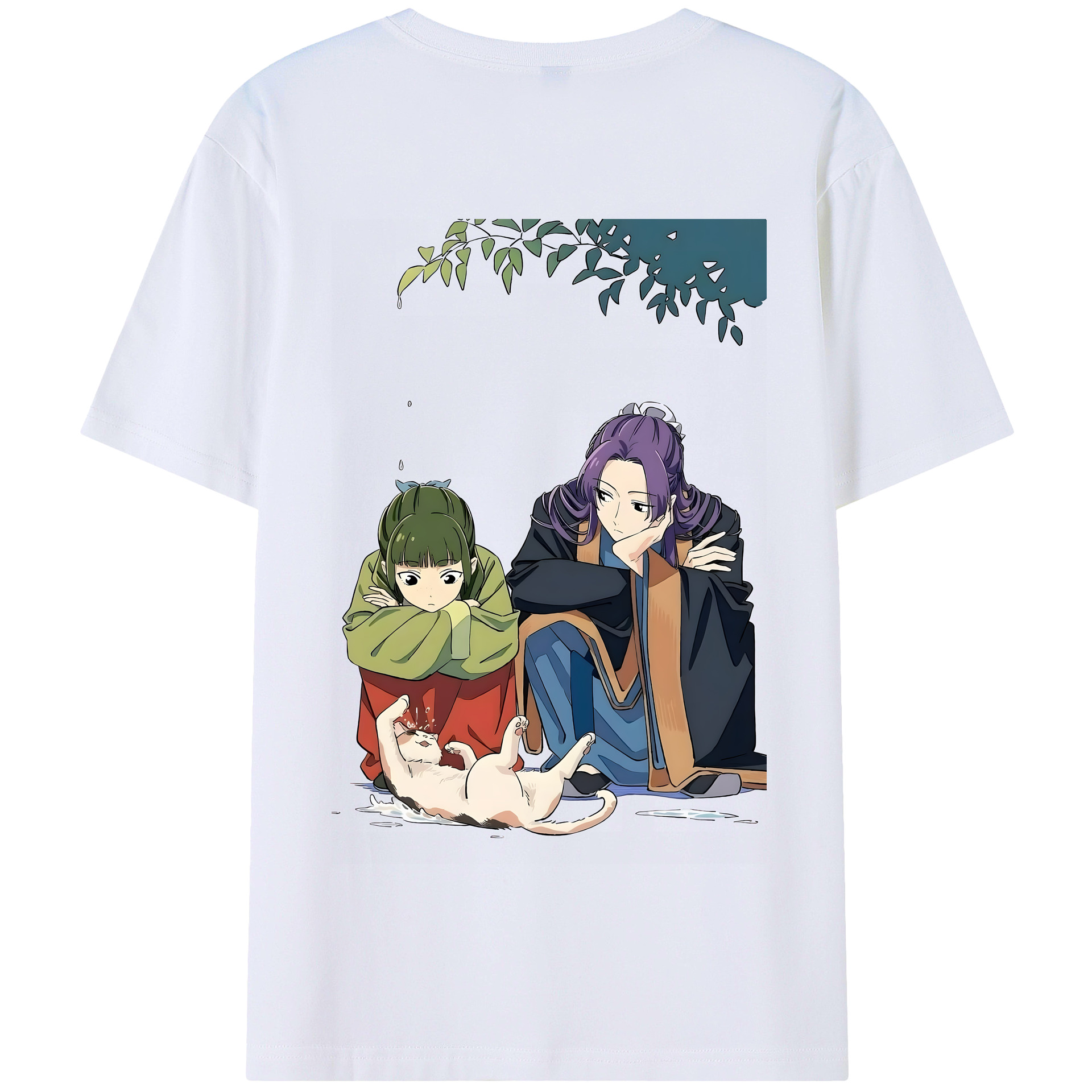 （画像用） 薬屋のひとりごと The Apothecary Diaries 綿100％半袖Tシャツ（背面プリント）