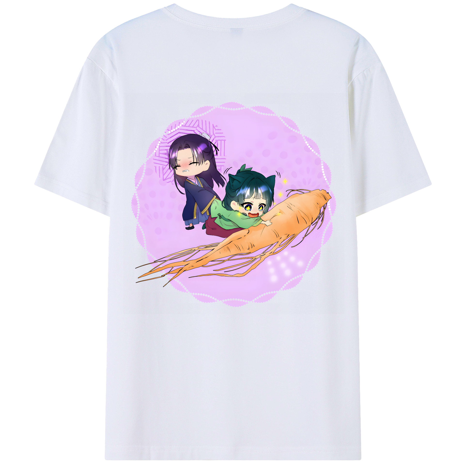 （画像用） 薬屋のひとりごと The Apothecary Diaries 綿100％半袖Tシャツ（背面プリント）